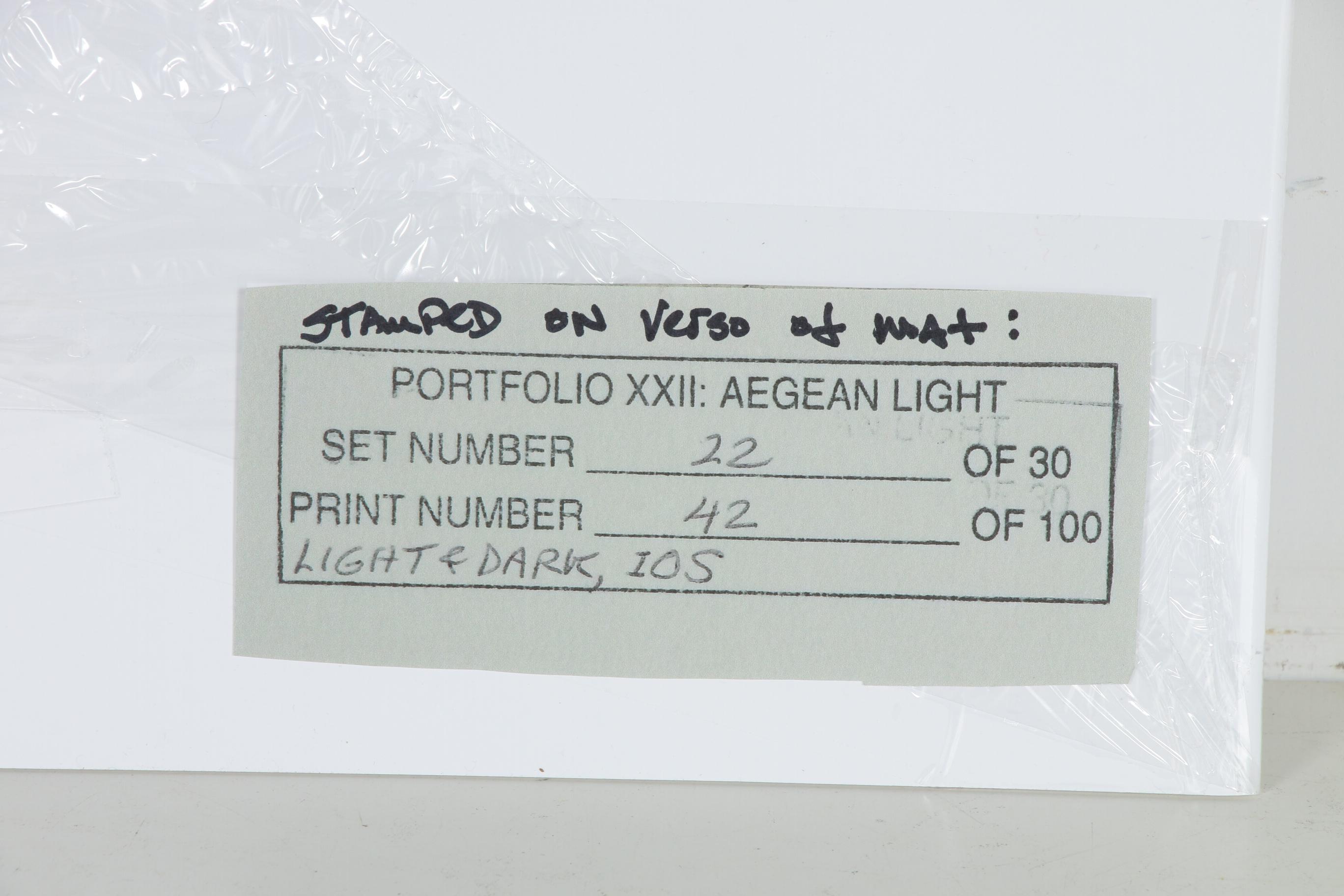 Howard Bond Silver Gelatin Photograph "Light & Dark, Ios", 2005