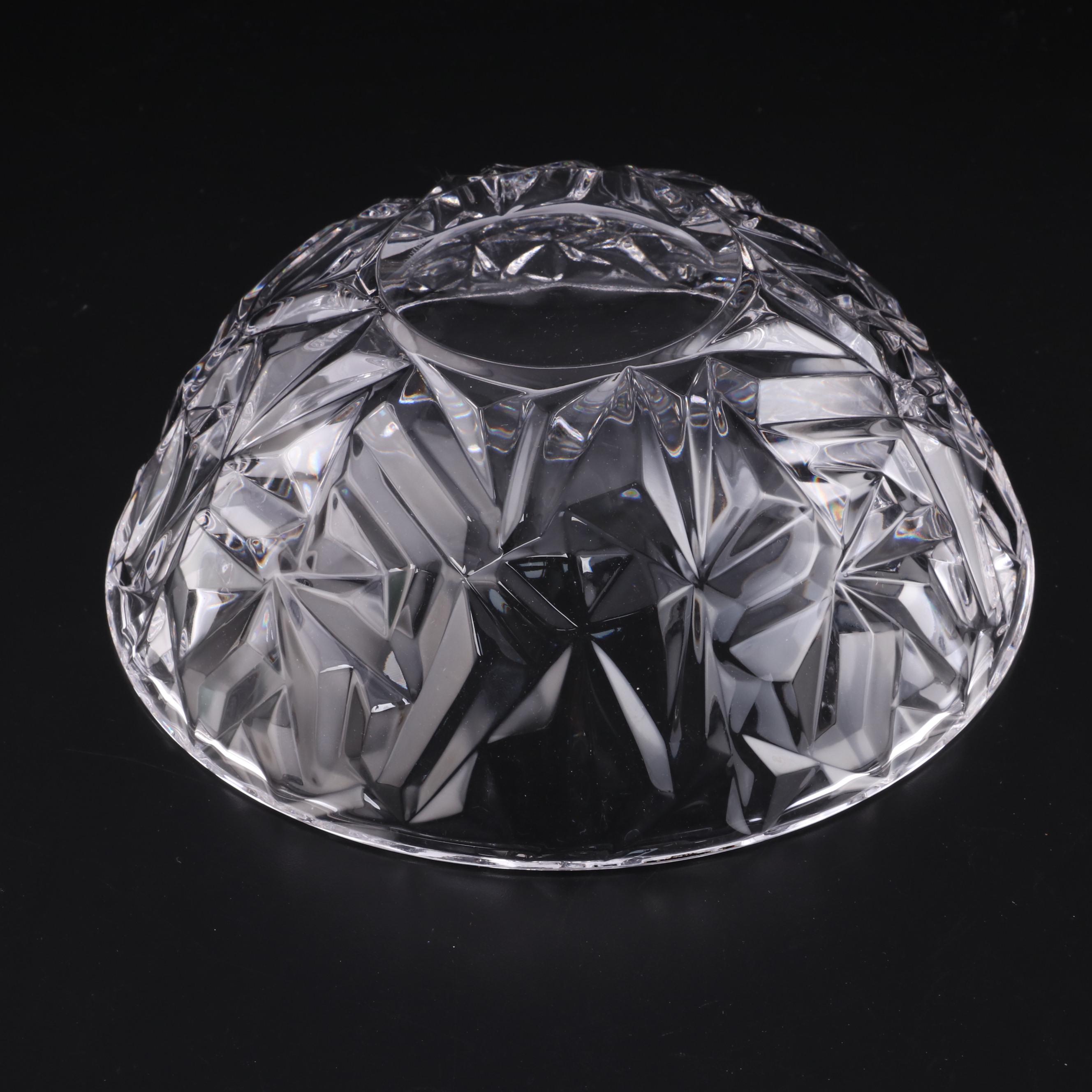 Tiffany & Co. "Rock Cut" Crystal Bowl