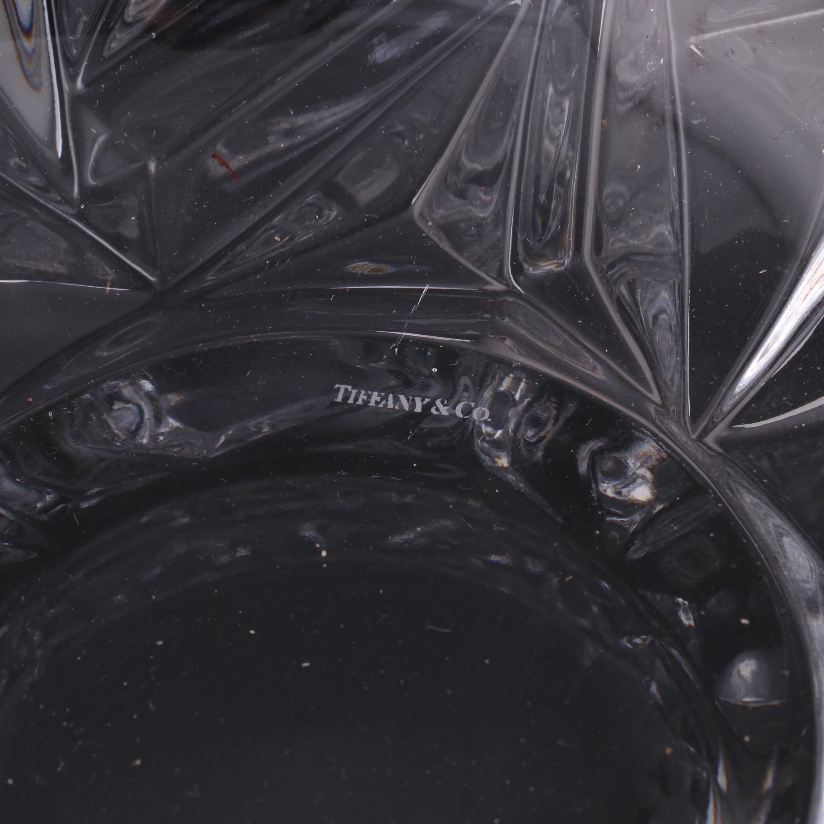 Tiffany & Co. "Rock Cut" Crystal Bowl