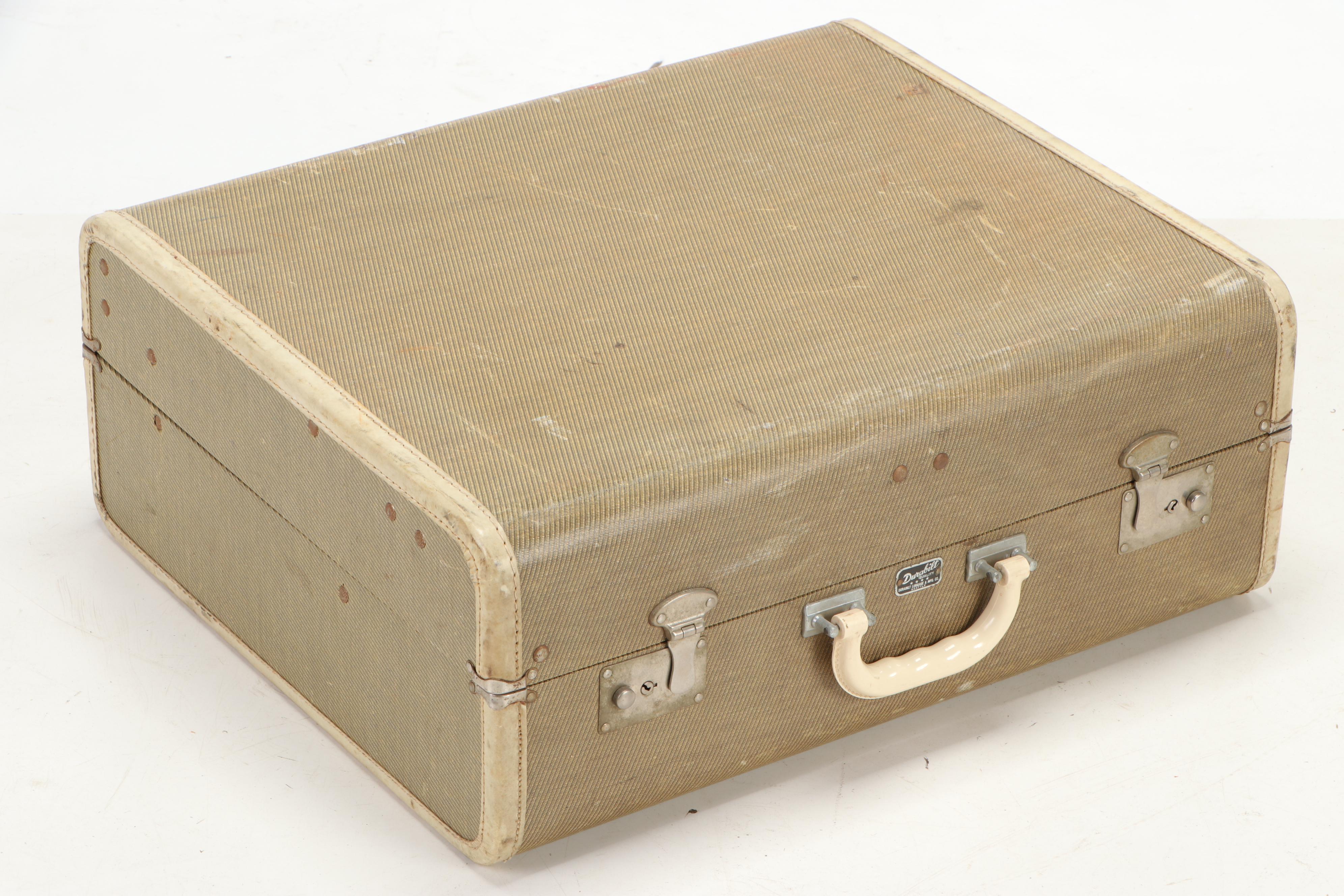 Anchor Brand Travelaire and Durabilt Luggage Suitcases with Train Case