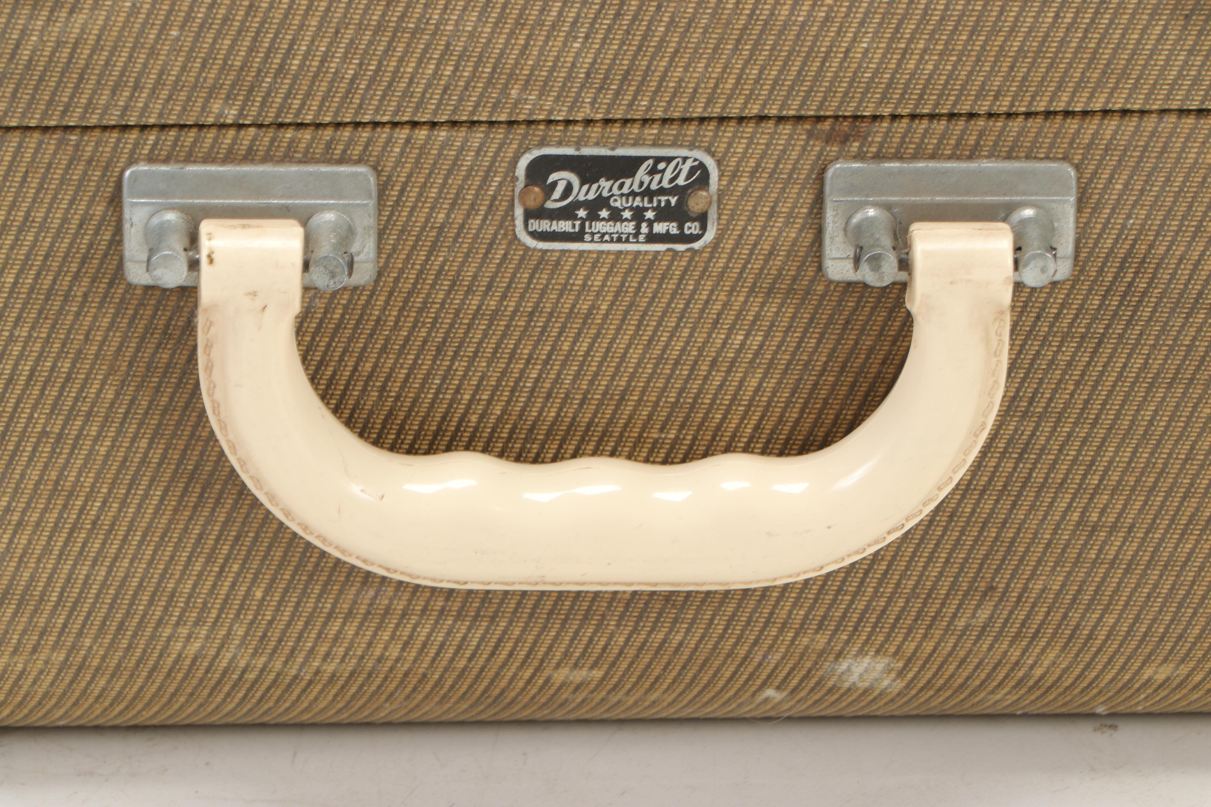 Anchor Brand Travelaire and Durabilt Luggage Suitcases with Train Case