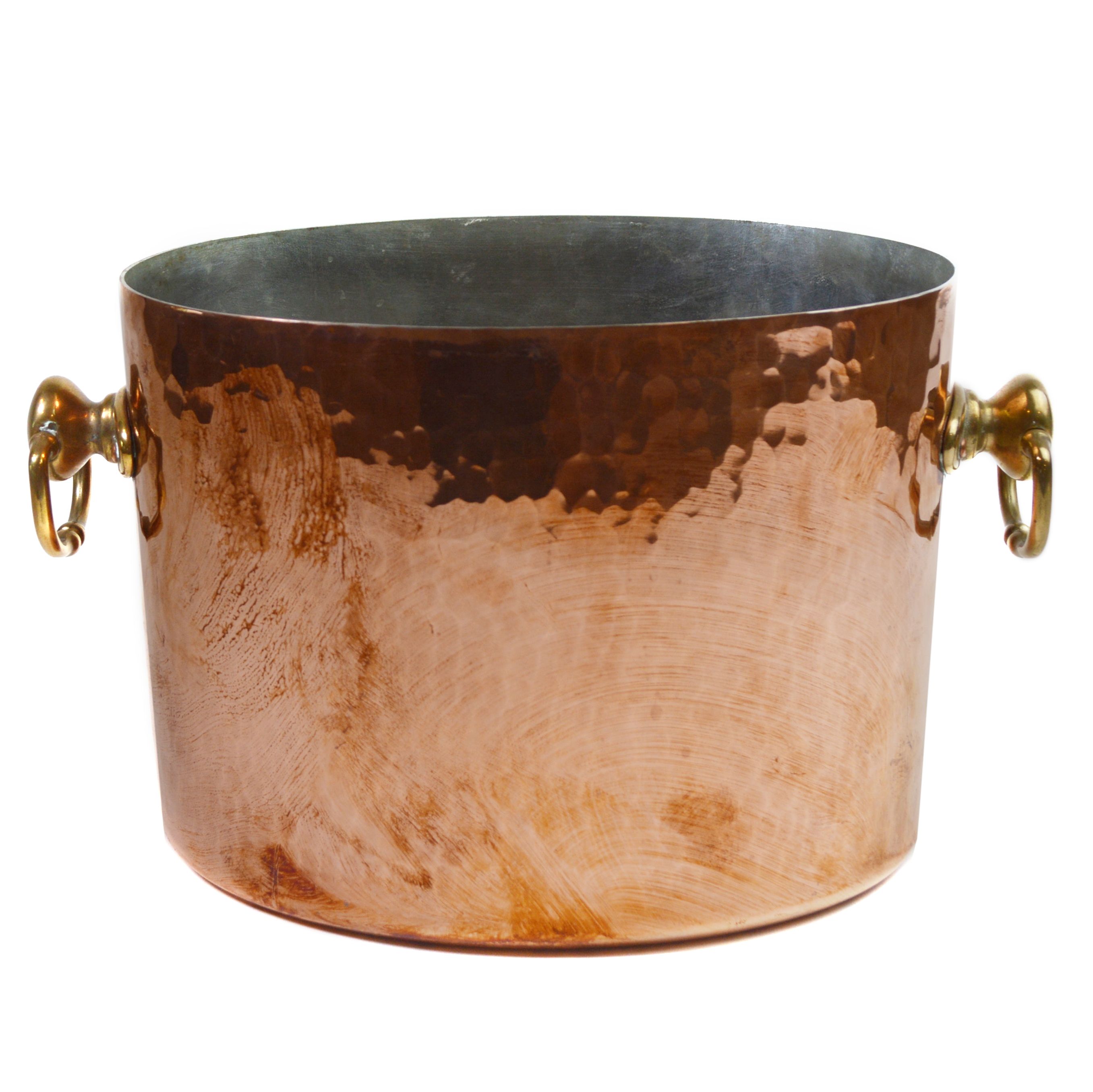 Wiliams-Sonoma Mauviel Hammered Copper Wine/Champagne Bucket