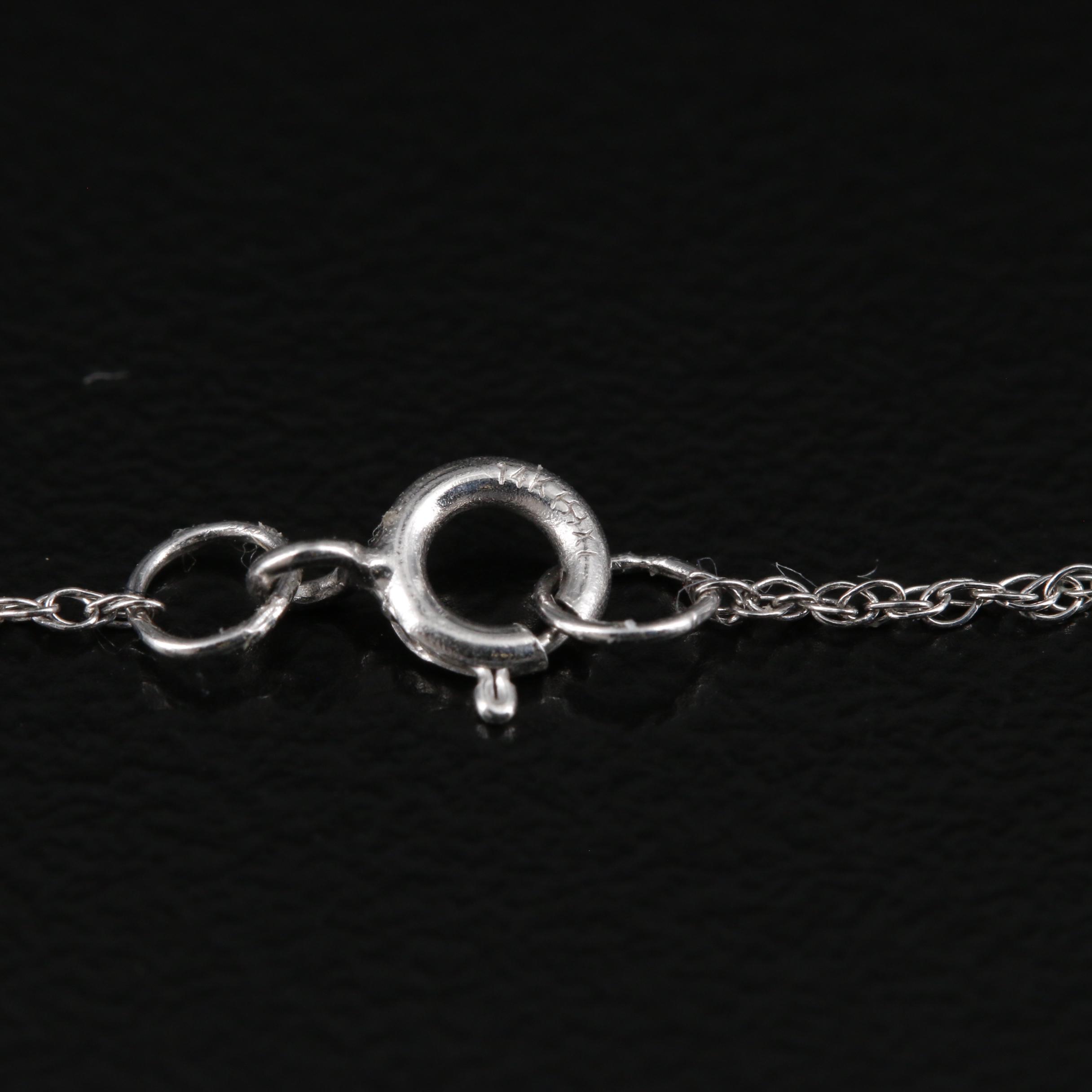 14K Gold Diamond Dragonfly Necklace