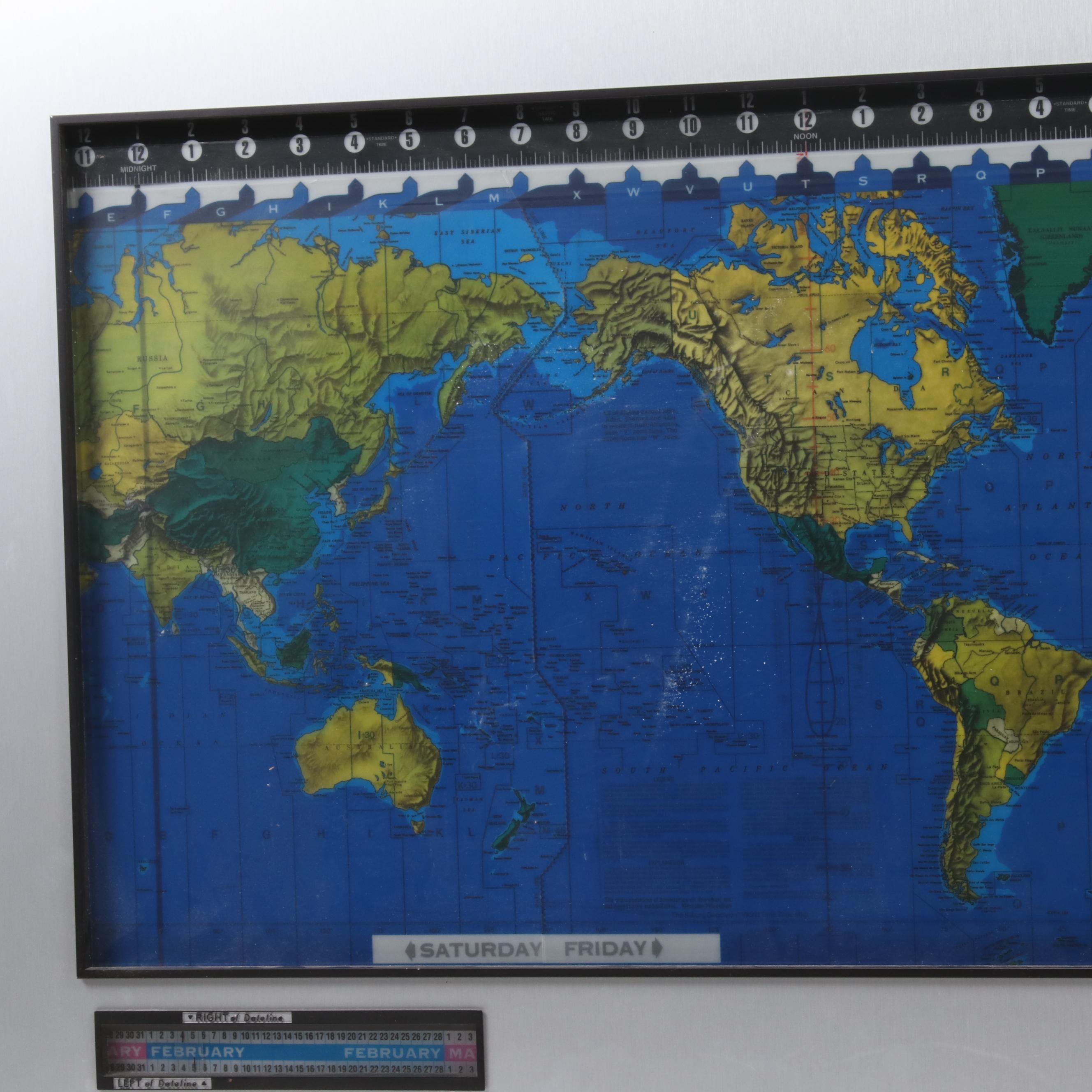 Kilburg "Geochron" World Clock, 2006