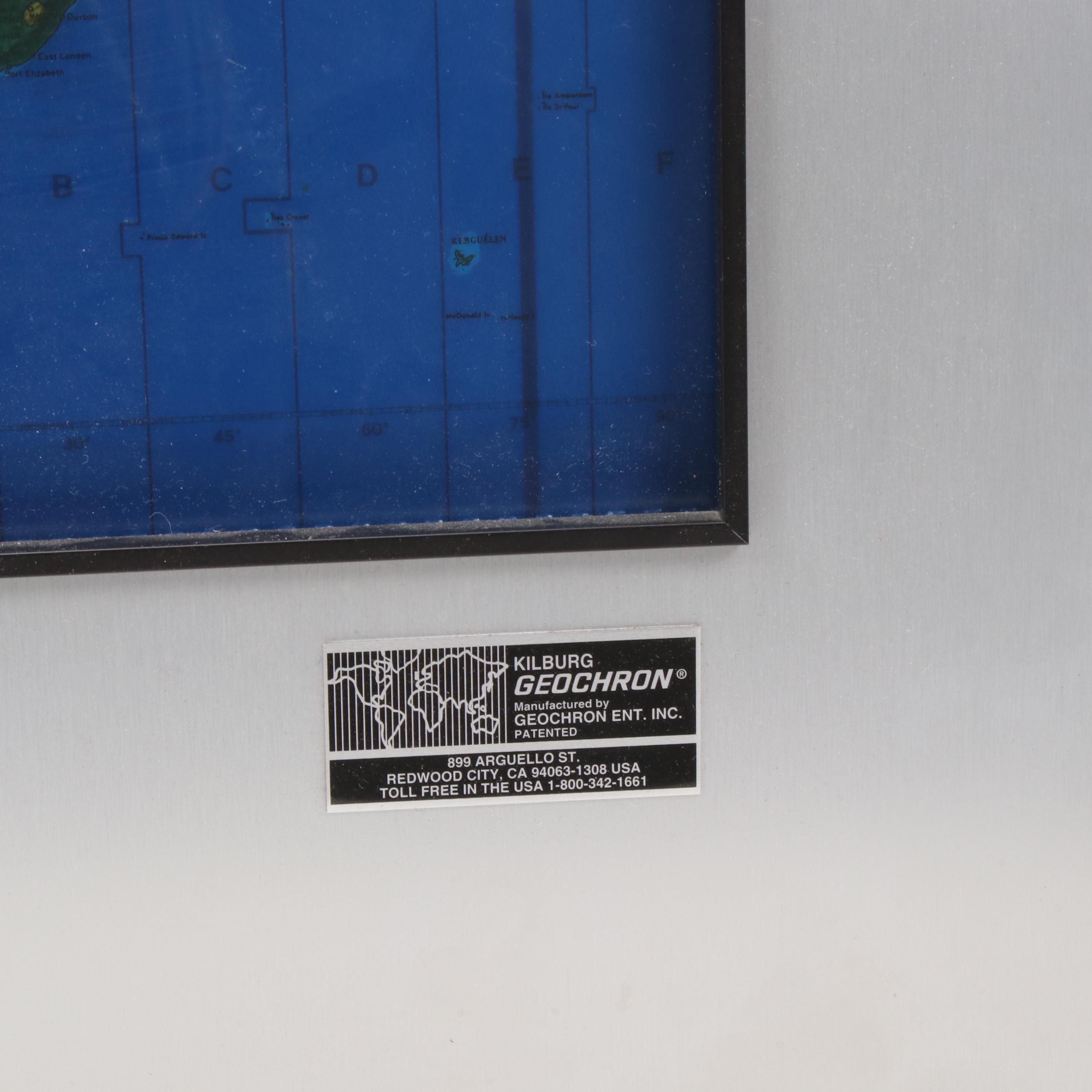 Kilburg "Geochron" World Clock, 2006