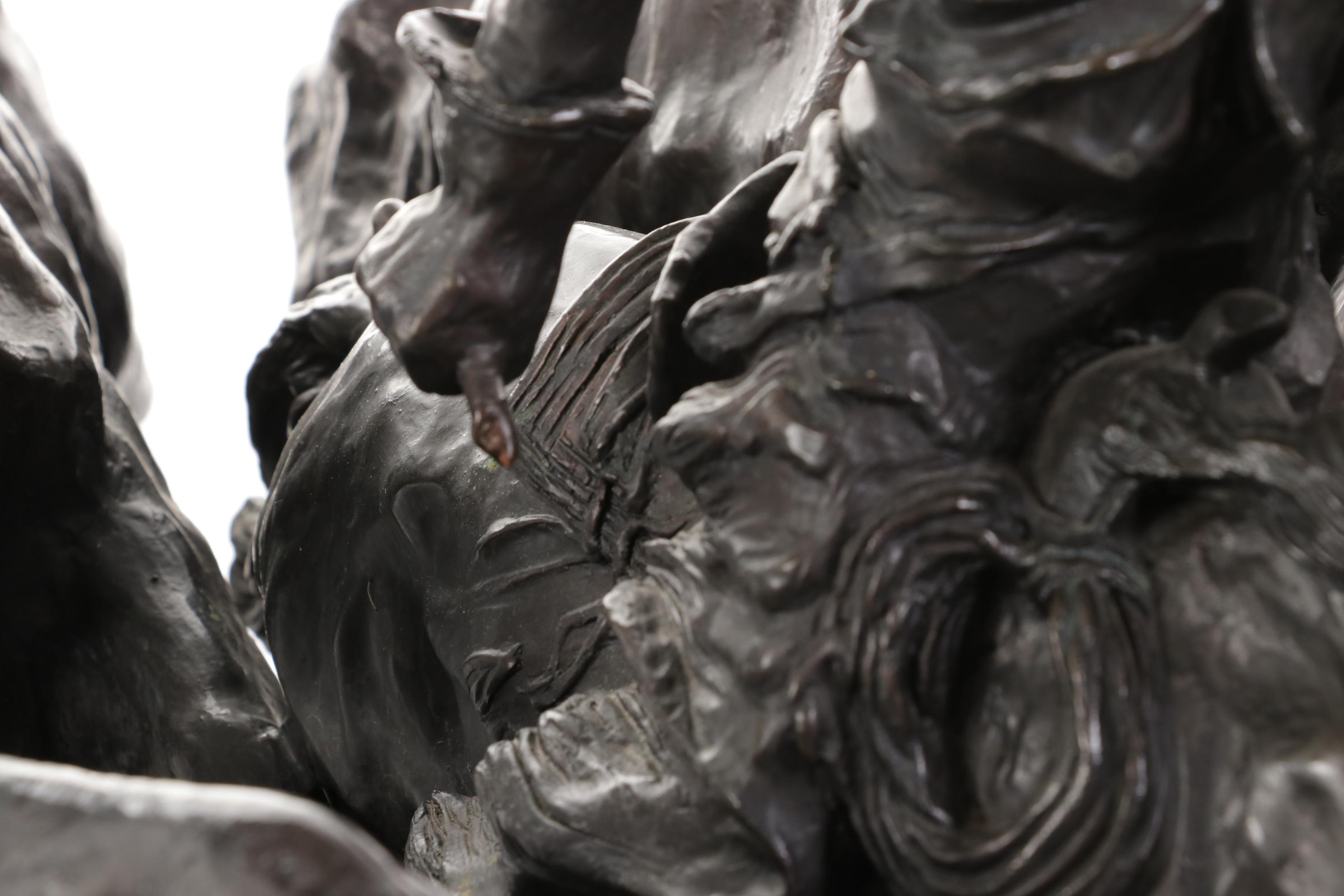 Bronze Sculpture after Frederic Remington "Stampede"