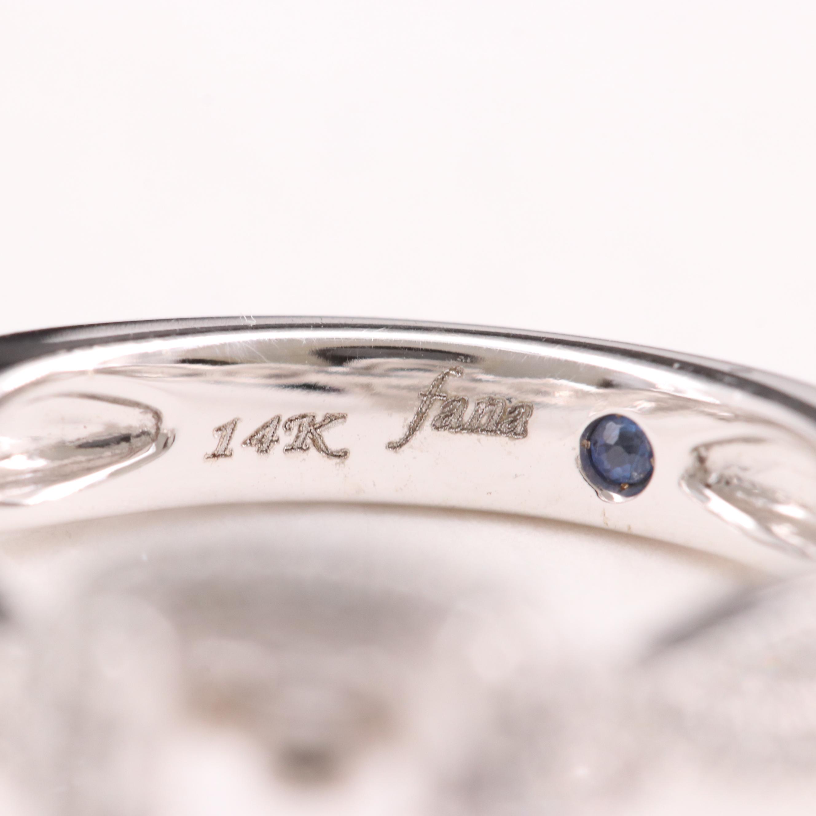 14K Gold Diamond Semi-Mount Ring