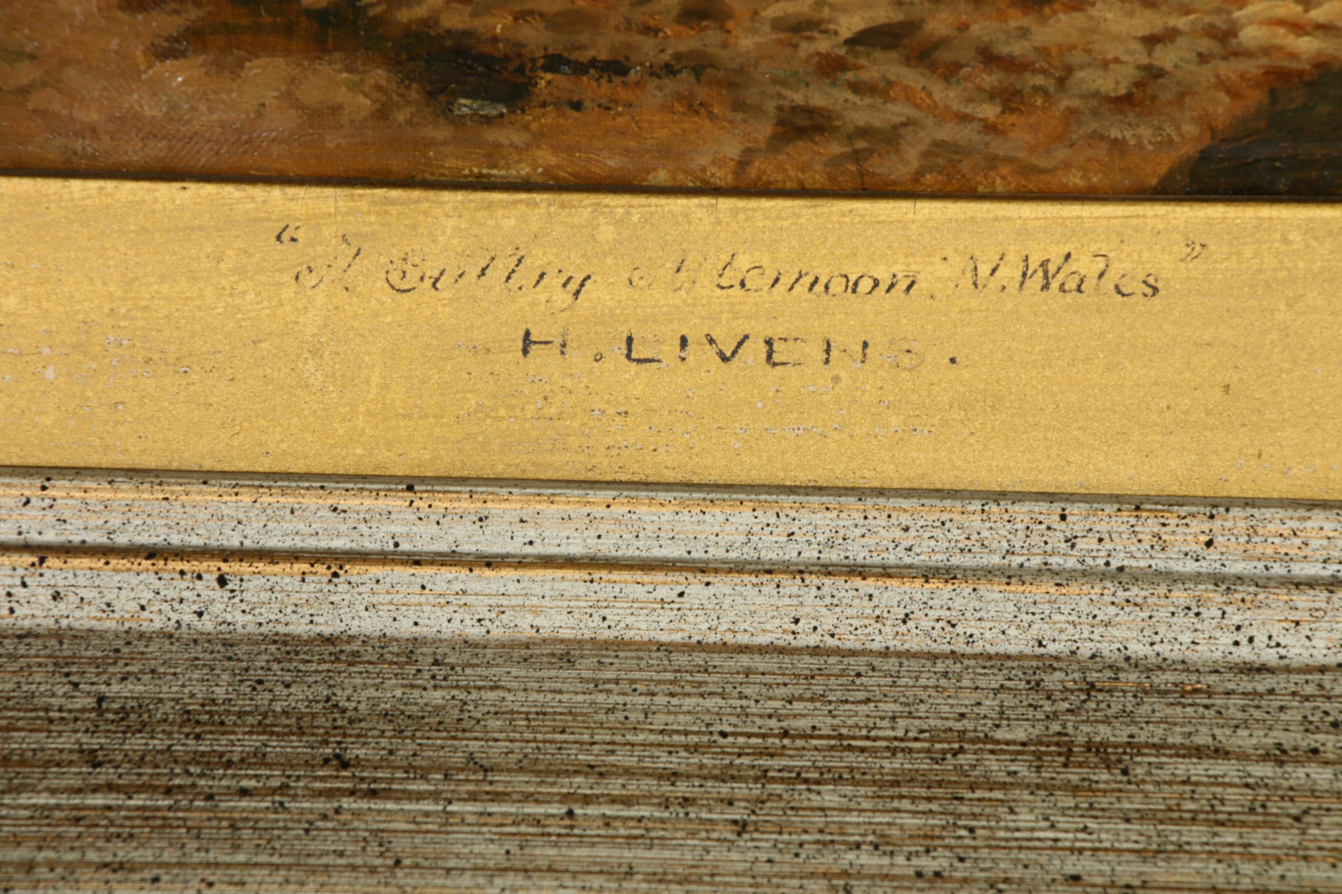 Henry John Livens Welsh Landscape Oil Painting, Early to Mid 20th Century