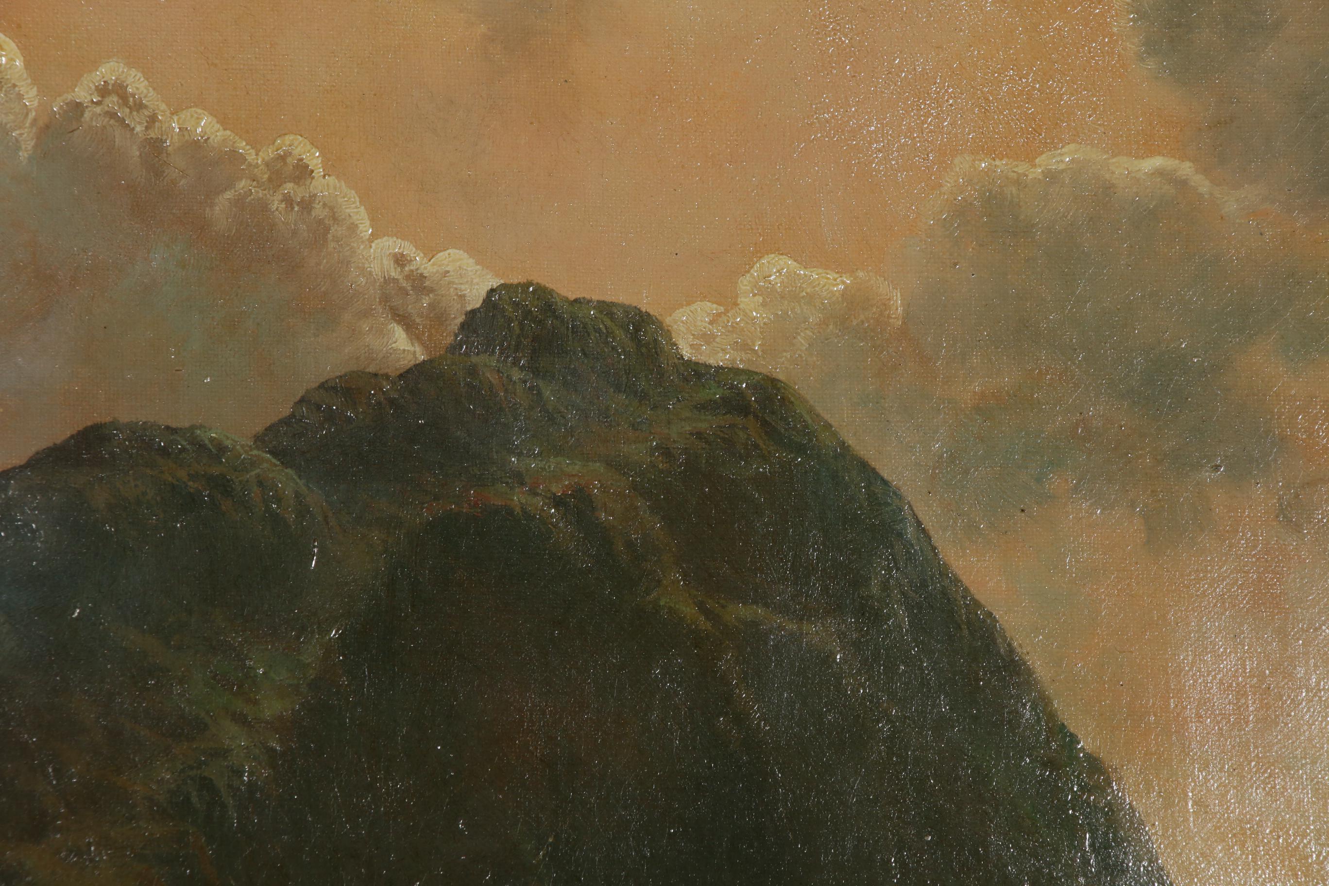 Henry John Livens Welsh Landscape Oil Painting, Early to Mid 20th Century