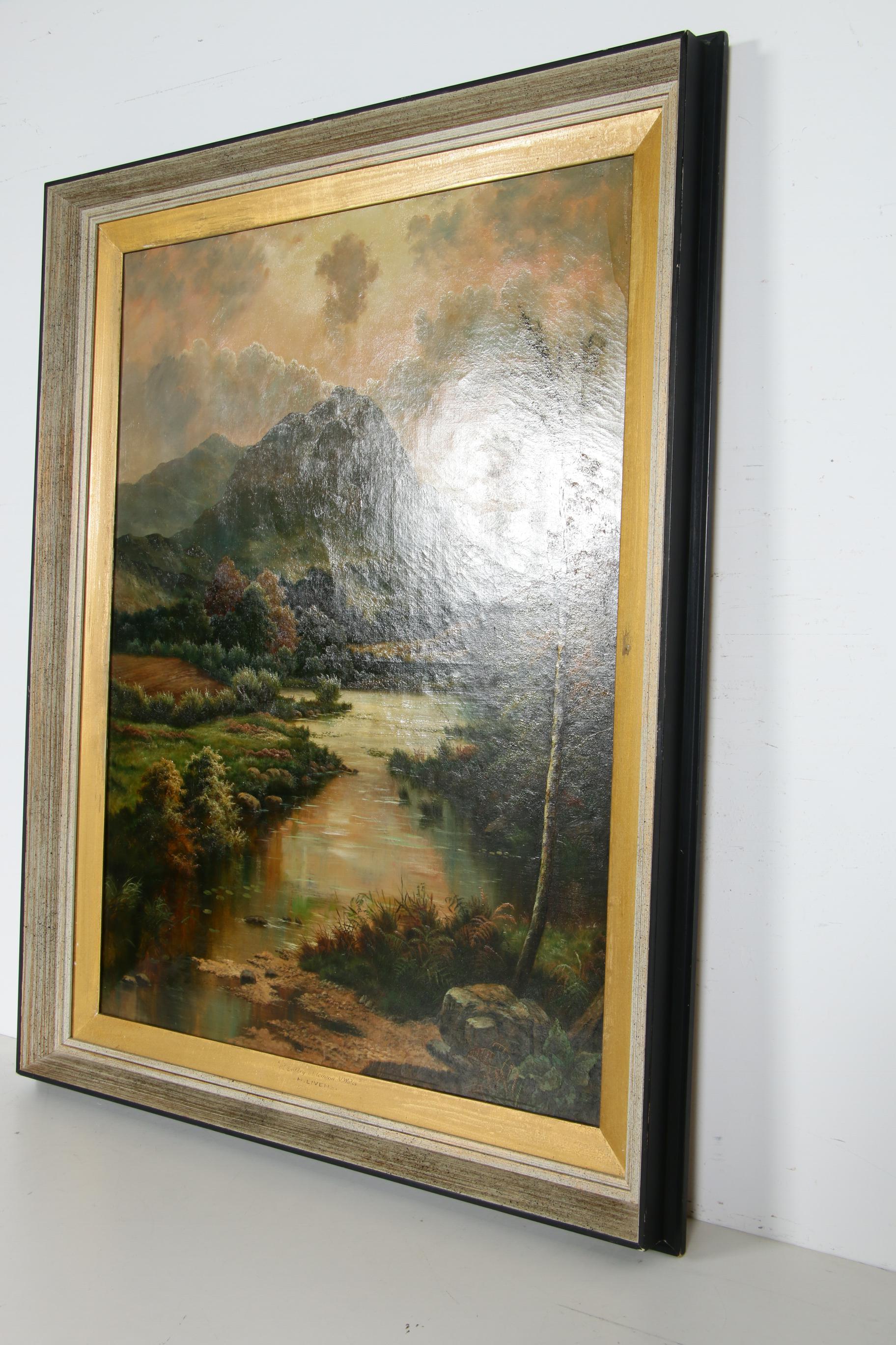 Henry John Livens Welsh Landscape Oil Painting, Early to Mid 20th Century