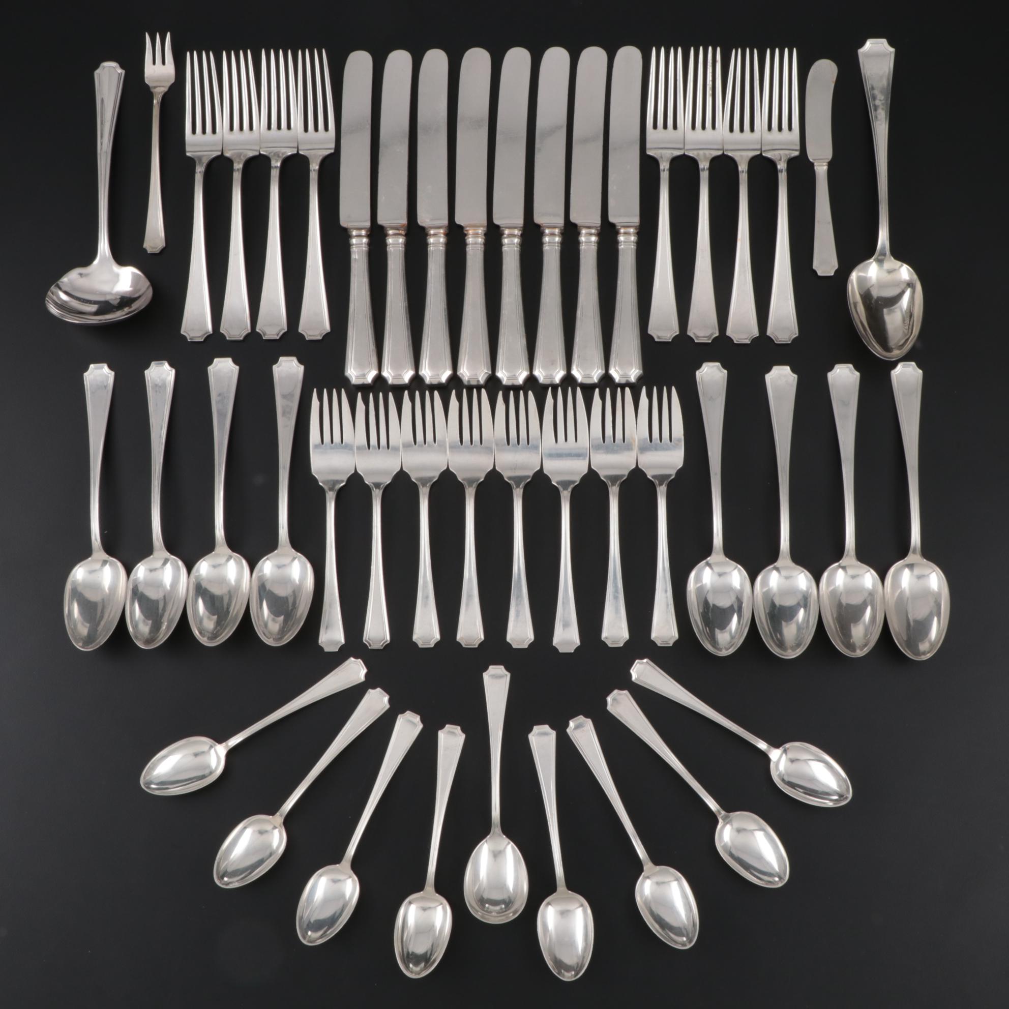 Gorham "Fairfax" Sterling Silver Flatware and Serving Utensils