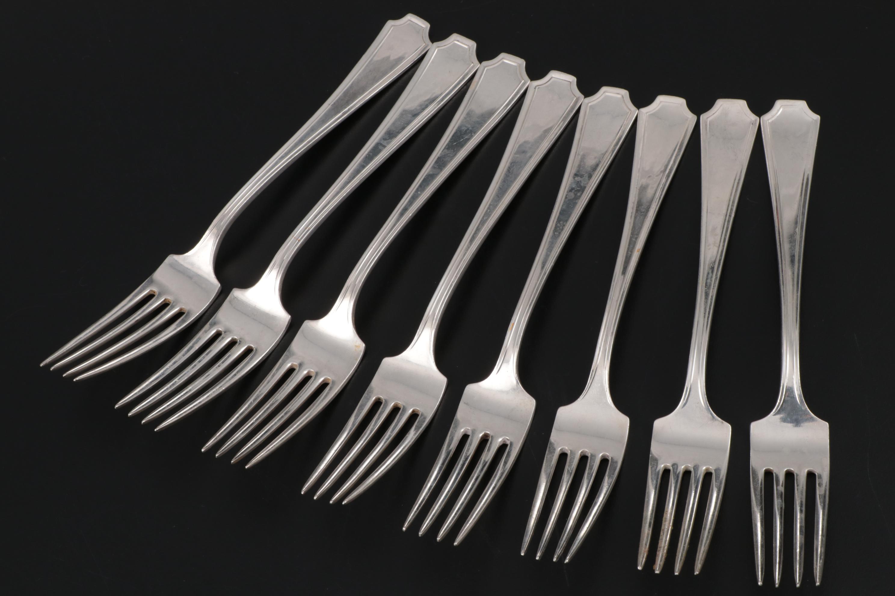Gorham "Fairfax" Sterling Silver Flatware and Serving Utensils
