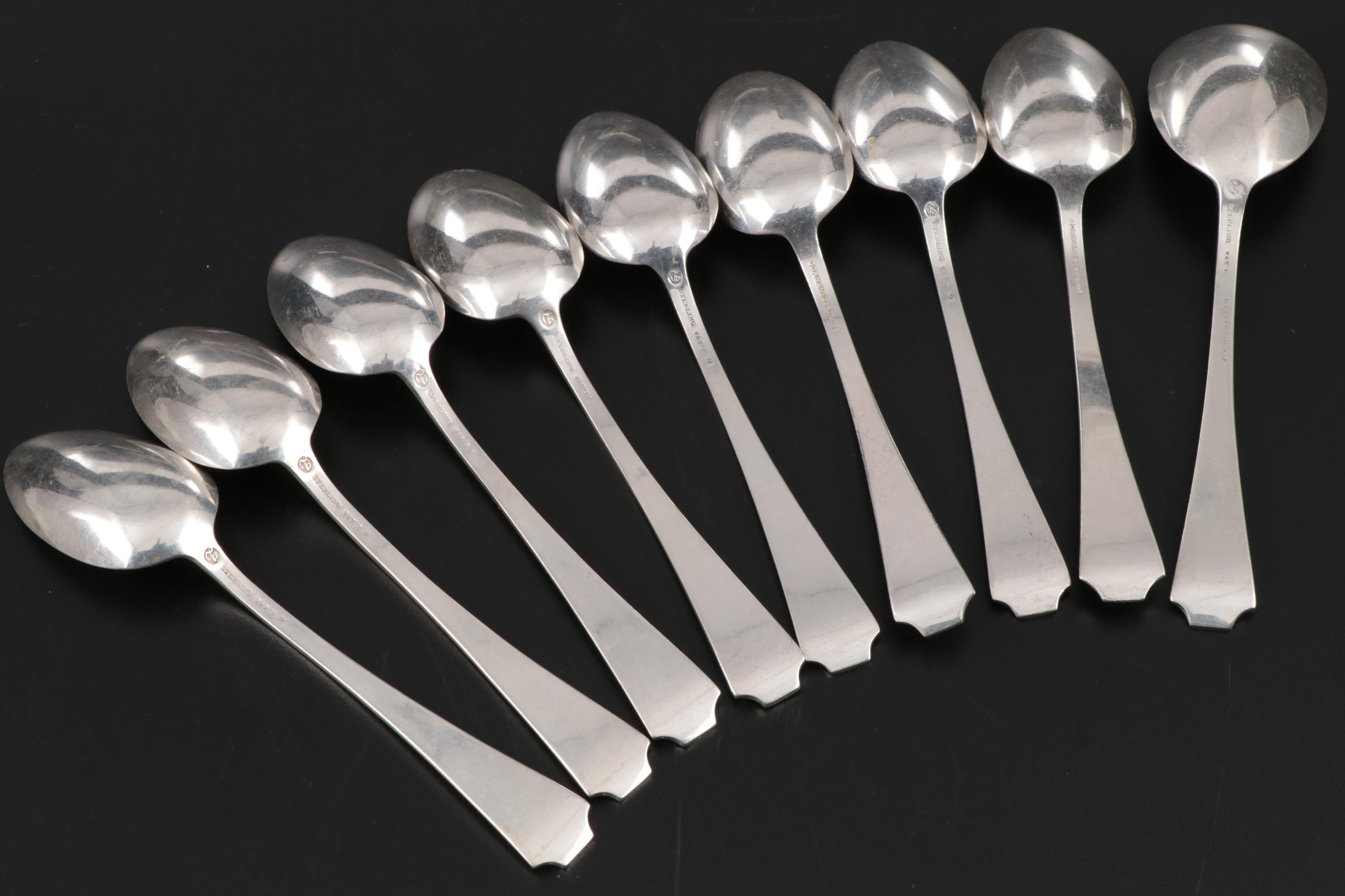 Gorham "Fairfax" Sterling Silver Flatware and Serving Utensils