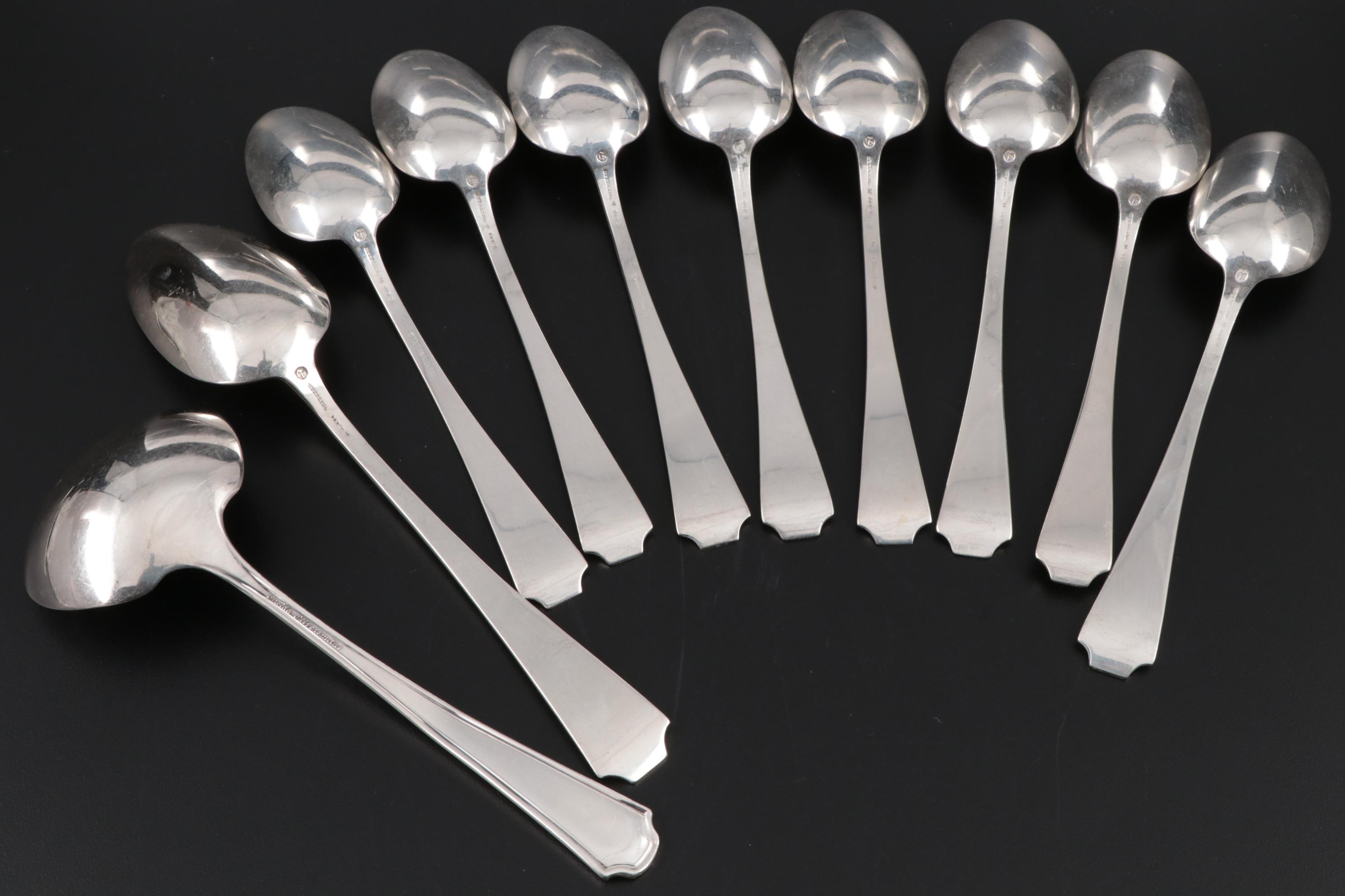 Gorham "Fairfax" Sterling Silver Flatware and Serving Utensils