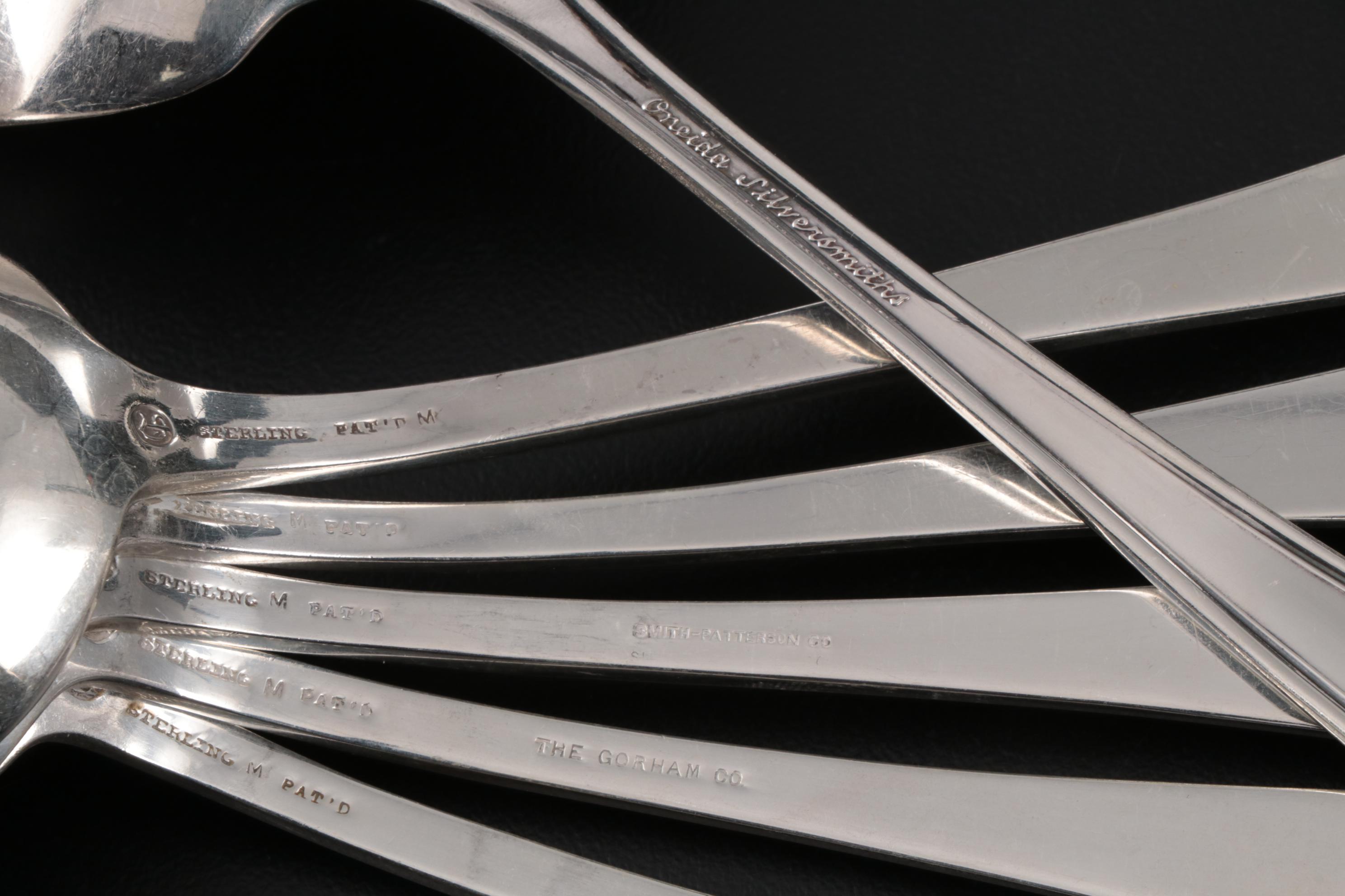 Gorham "Fairfax" Sterling Silver Flatware and Serving Utensils