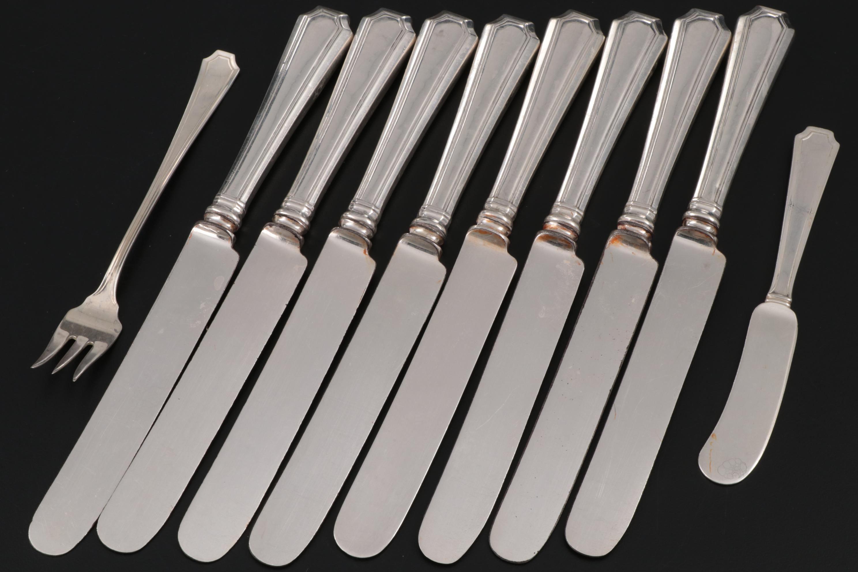 Gorham "Fairfax" Sterling Silver Flatware and Serving Utensils