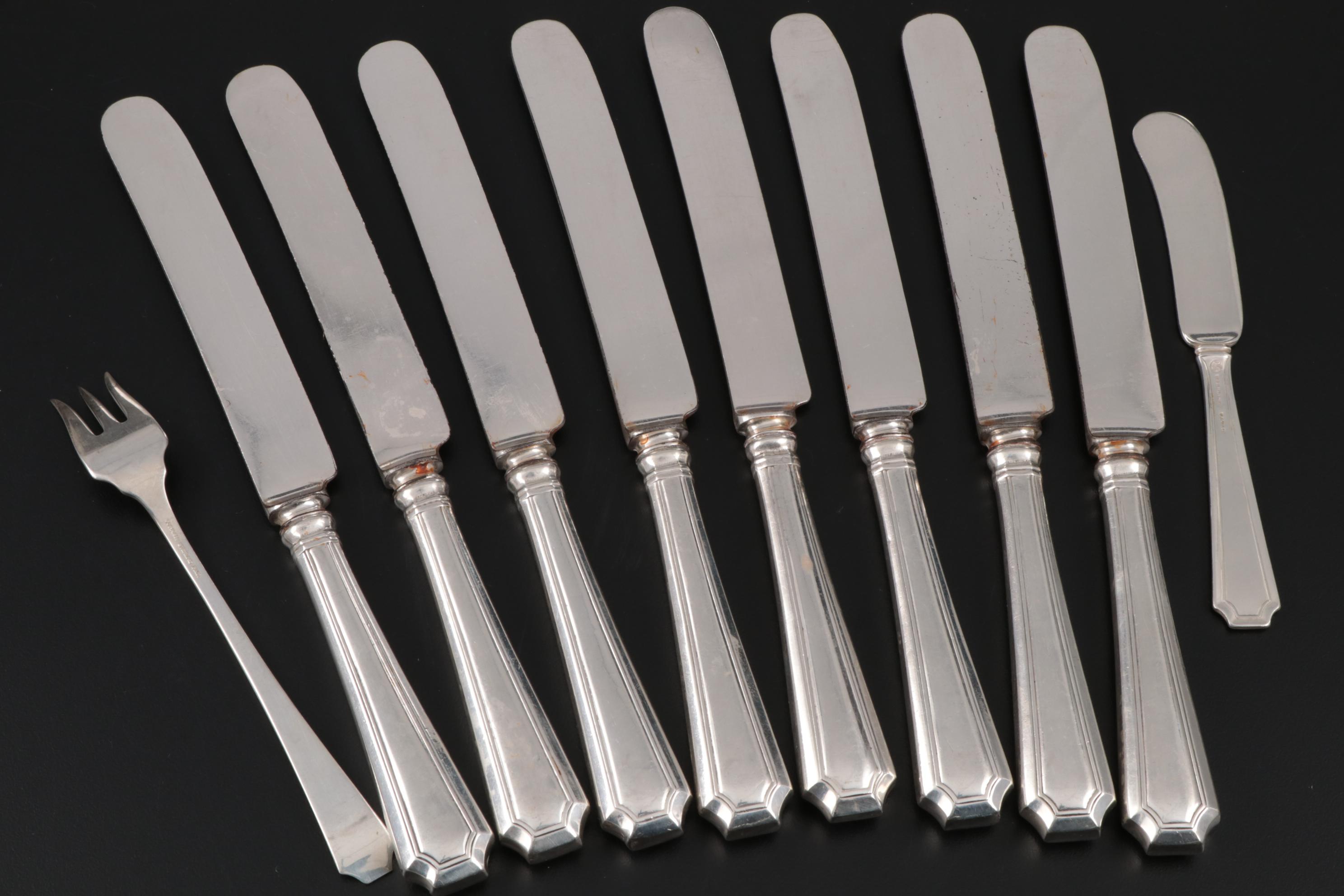 Gorham "Fairfax" Sterling Silver Flatware and Serving Utensils