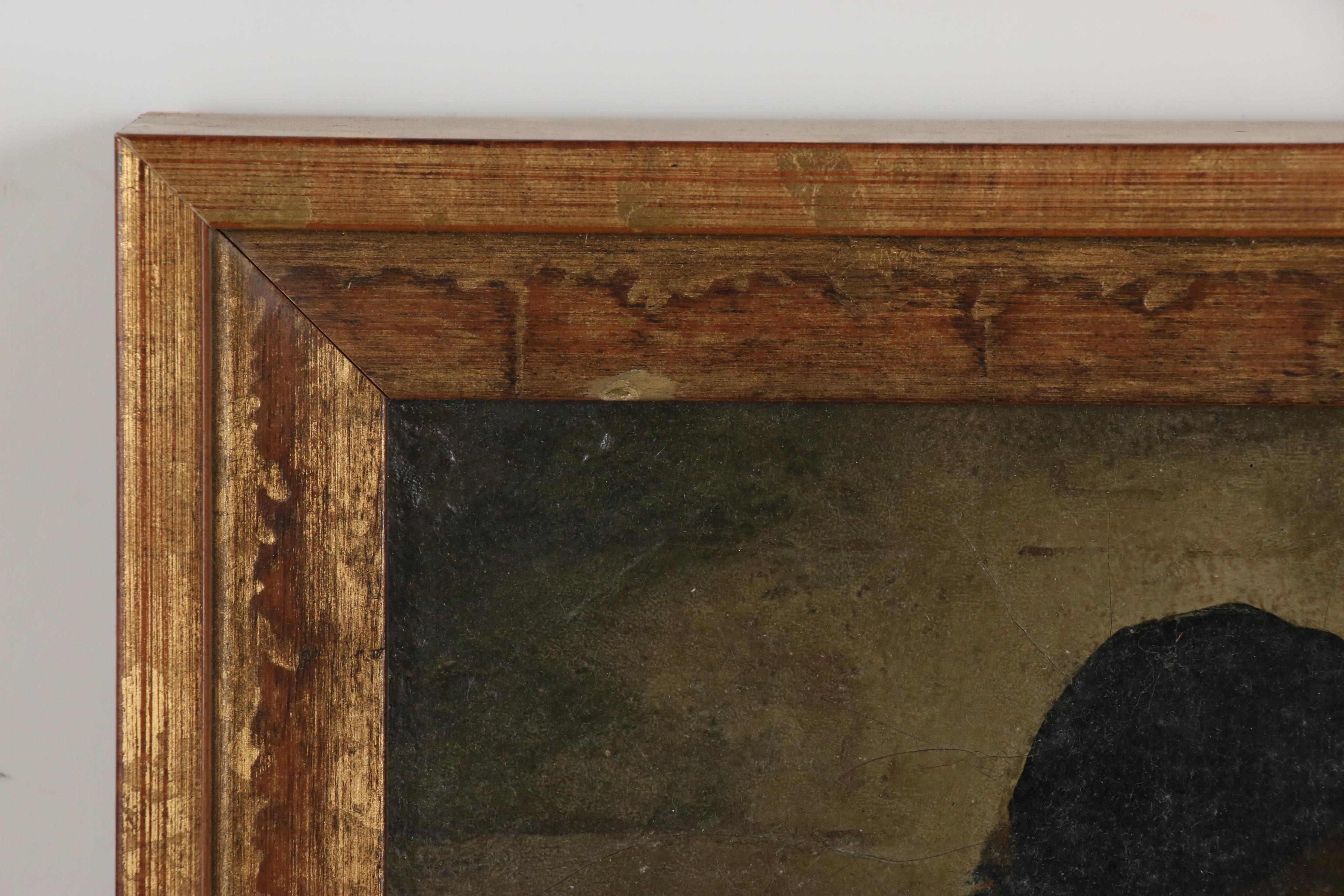 Oil Painting after Jean-Baptiste Bertrand "At the Shrine", Late 19th Century