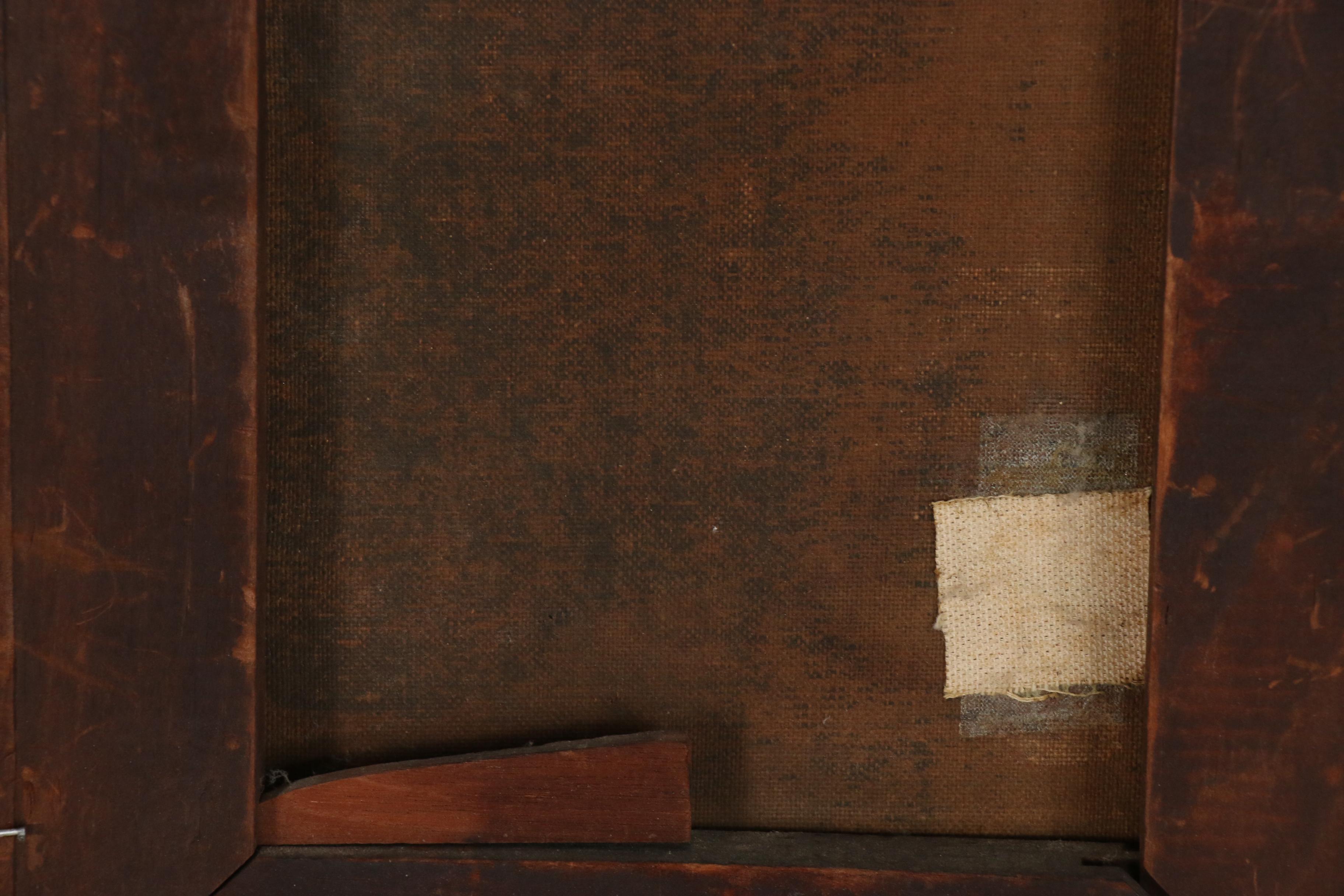 Oil Painting after Jean-Baptiste Bertrand "At the Shrine", Late 19th Century