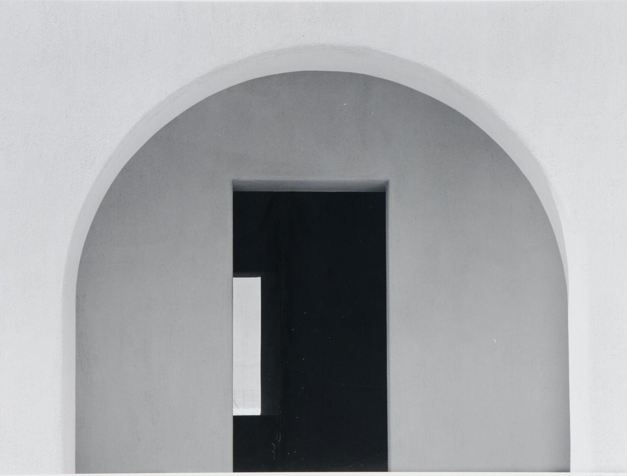 Howard Bond Silver Gelatin Photograph "Arch, Fira, Santorini", 2005