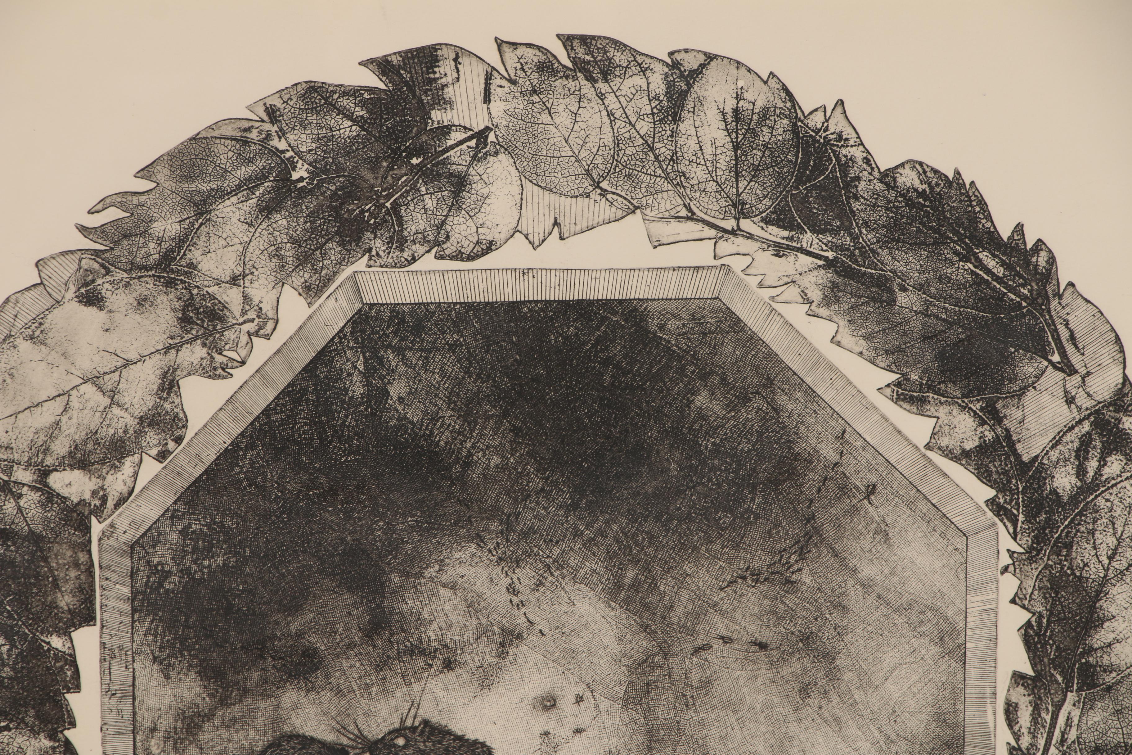 Bethia Brehmer Etching "Bio Chemical Warfare"