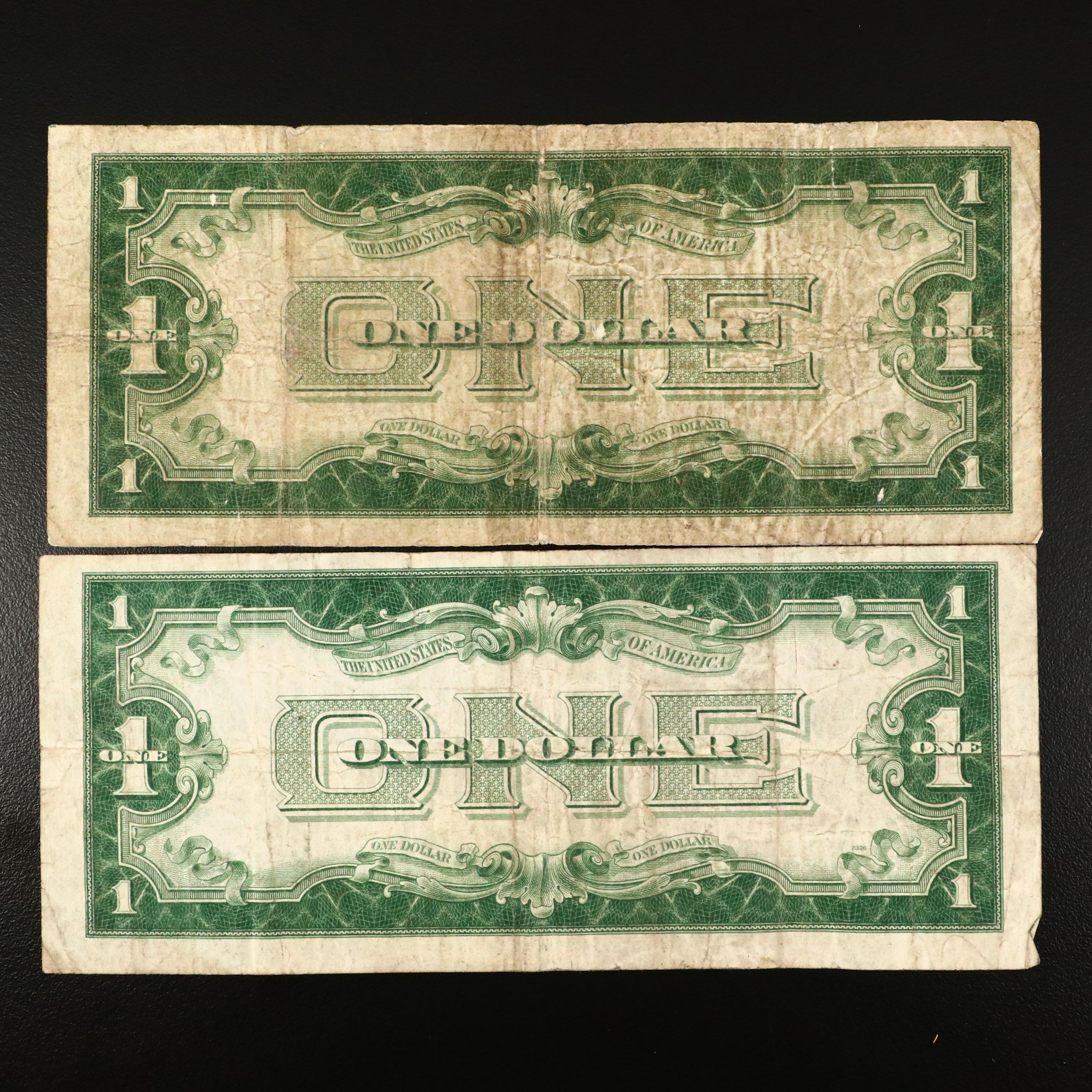 Sixteen U.S. Currency Notes, 1914 to 1957