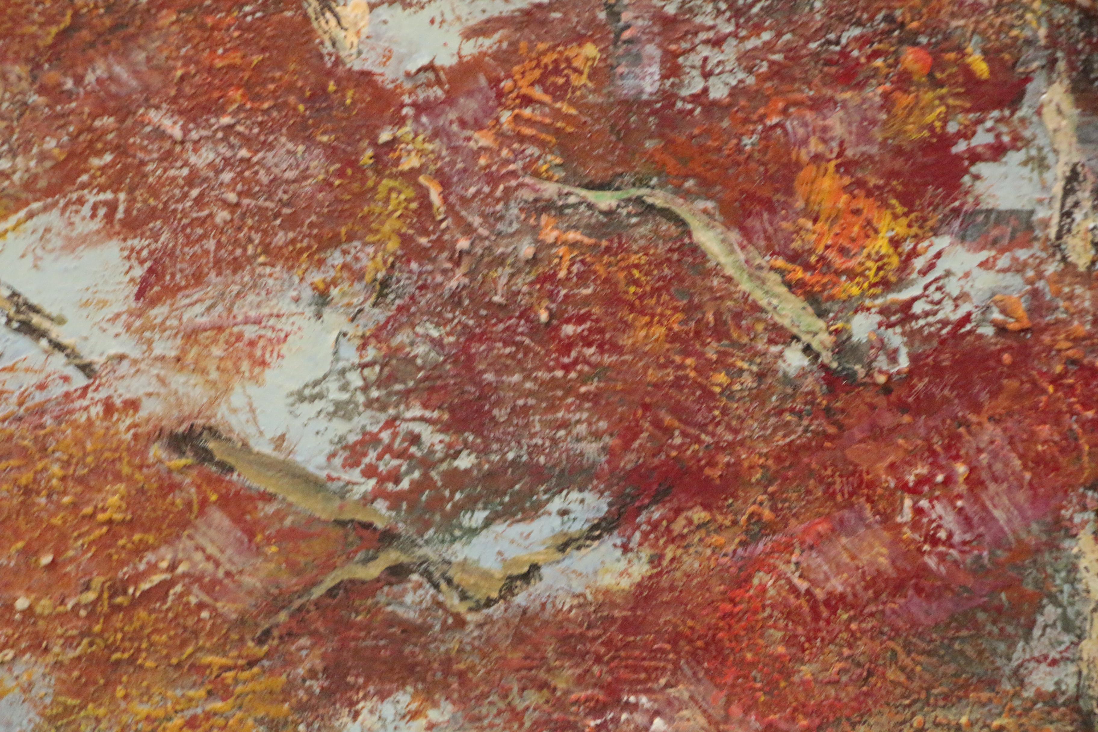 Landscape Acrylic Painting Attributed to Wanda Prillaman