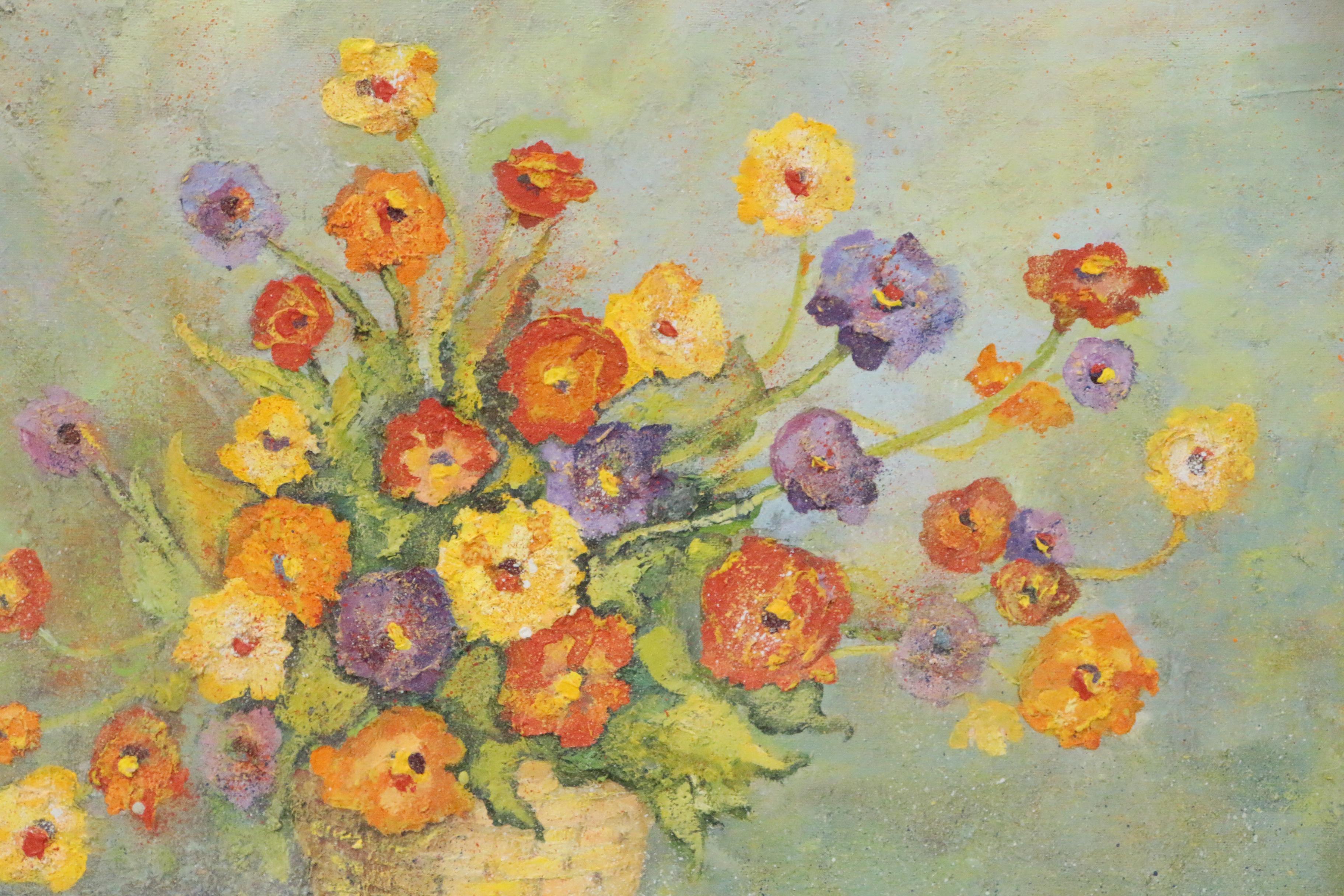Wanda Prillaman Oil Painting "Ranunculus"
