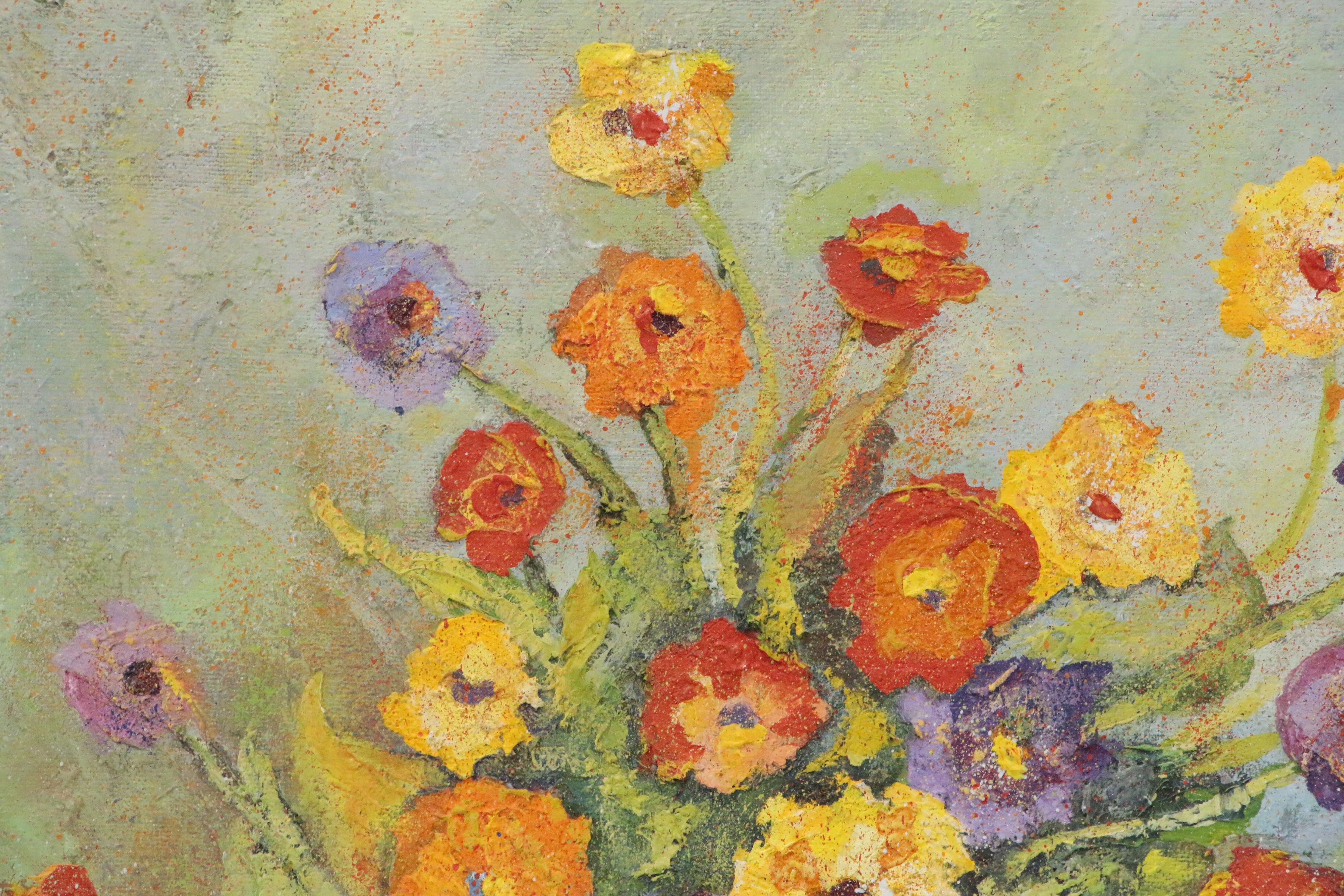 Wanda Prillaman Oil Painting "Ranunculus"