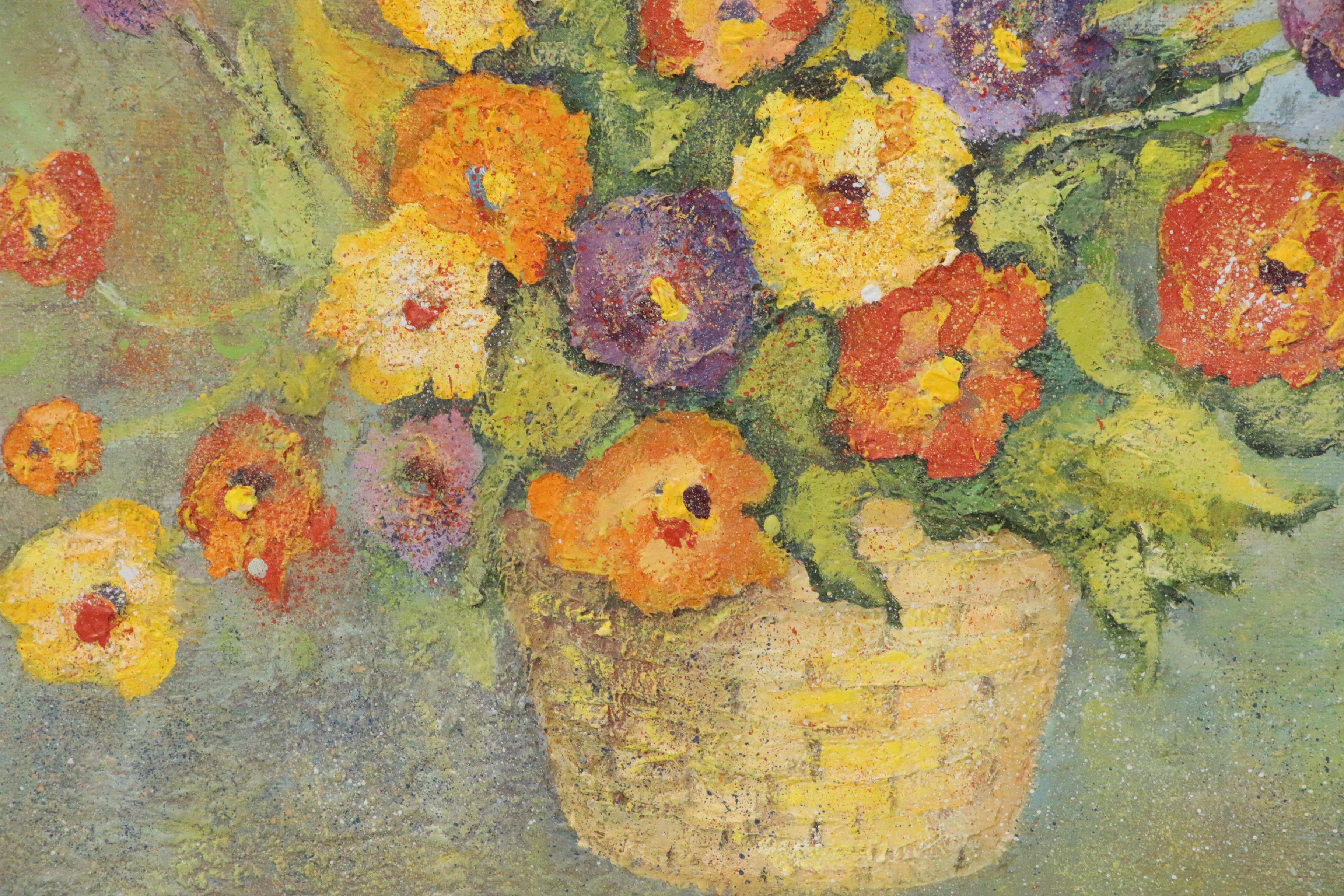 Wanda Prillaman Oil Painting "Ranunculus"