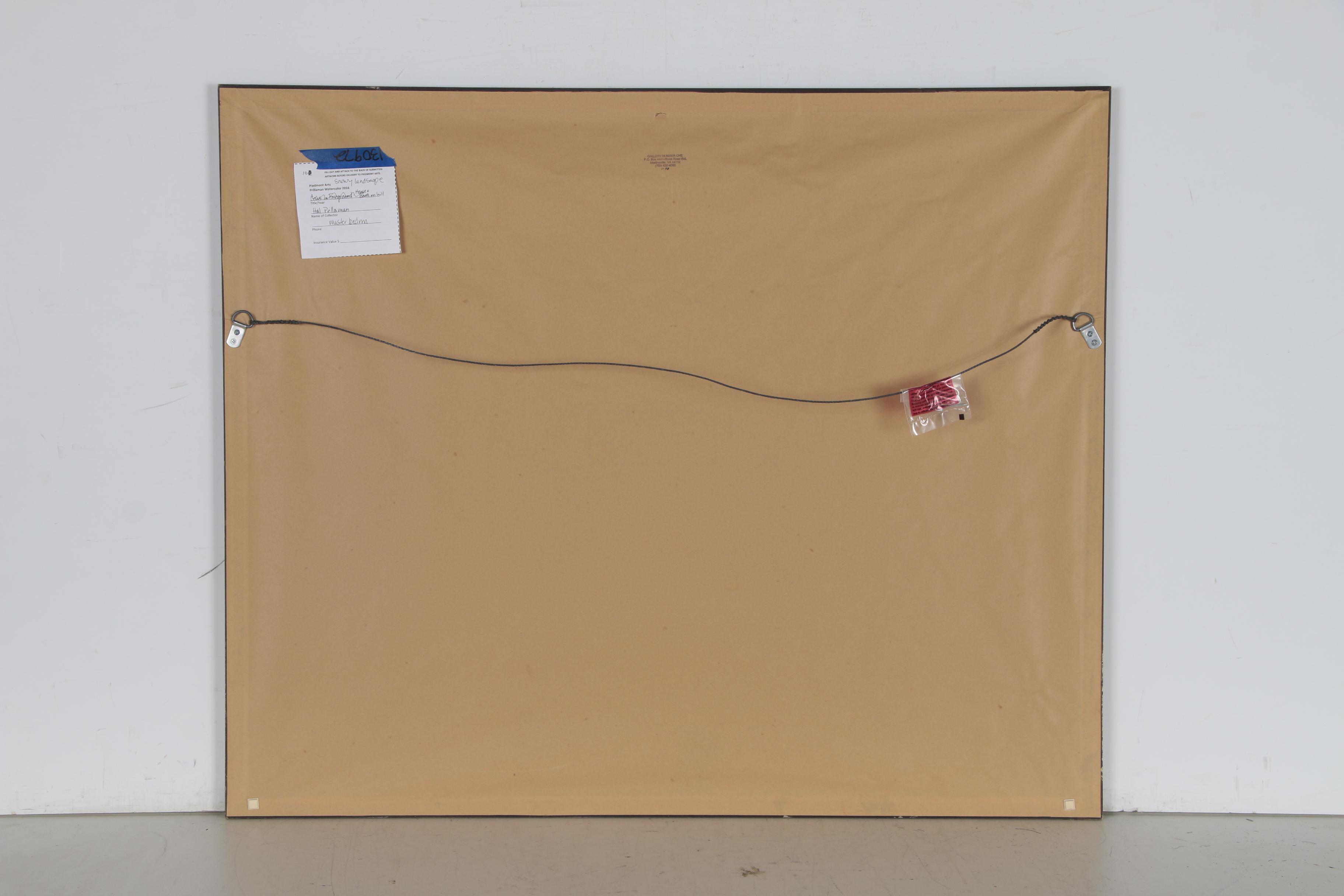 Wanda Prillaman Watercolor "Prillaman Farm at the Foot..." 1985