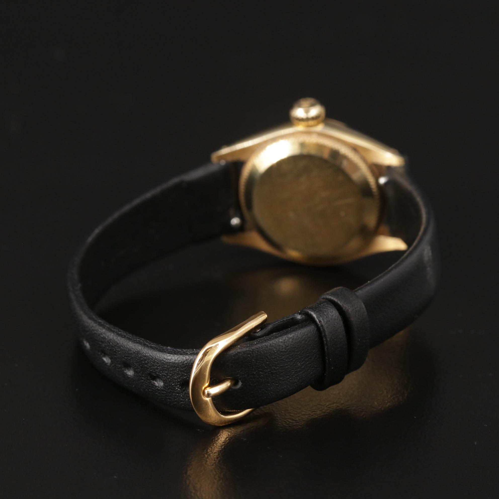 1958 Rolex "Oyster Perpetual" 14K Gold Automatic Watch