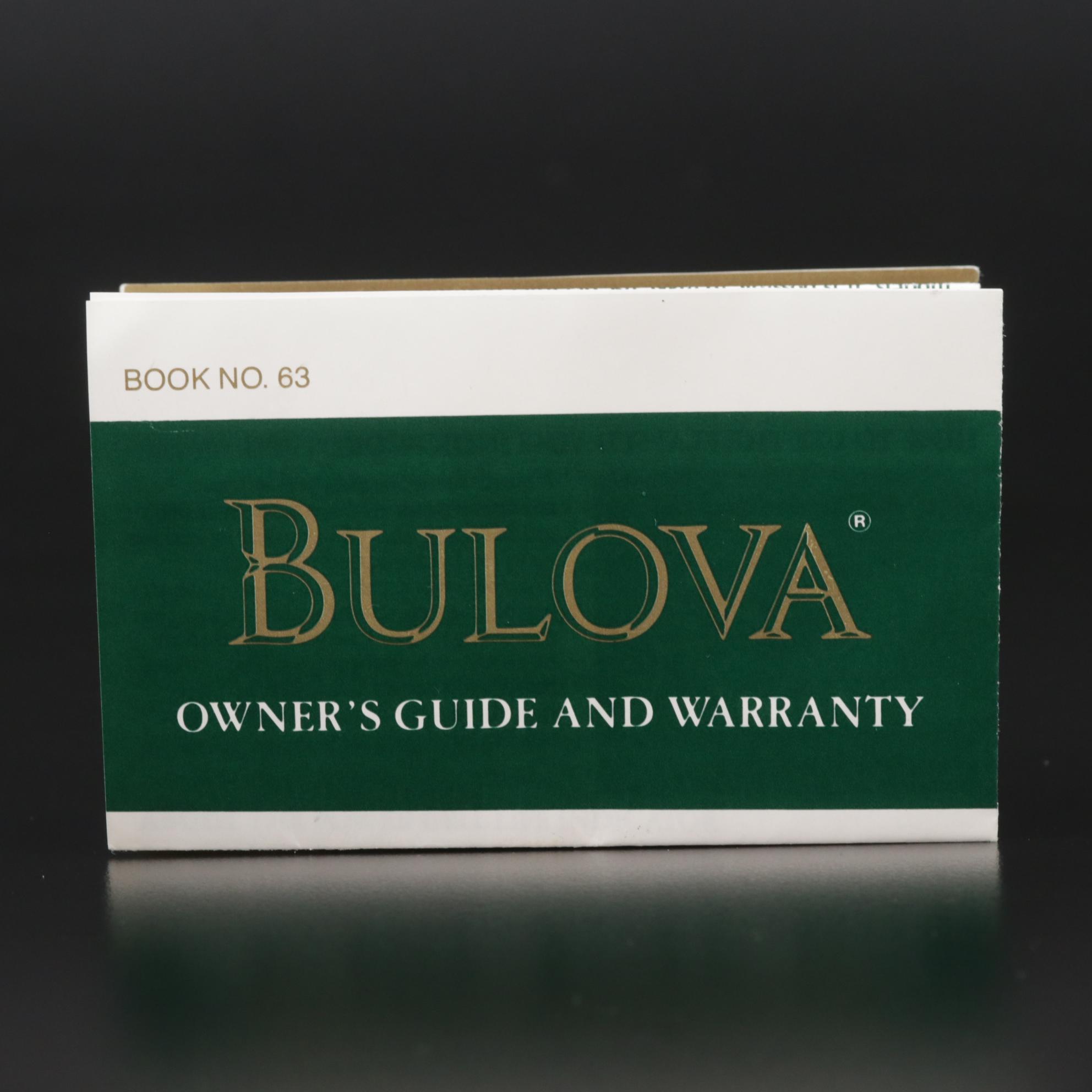 Bulova Accutron "Time N' Ice" Gold Tone and Diamond Quartz Watch