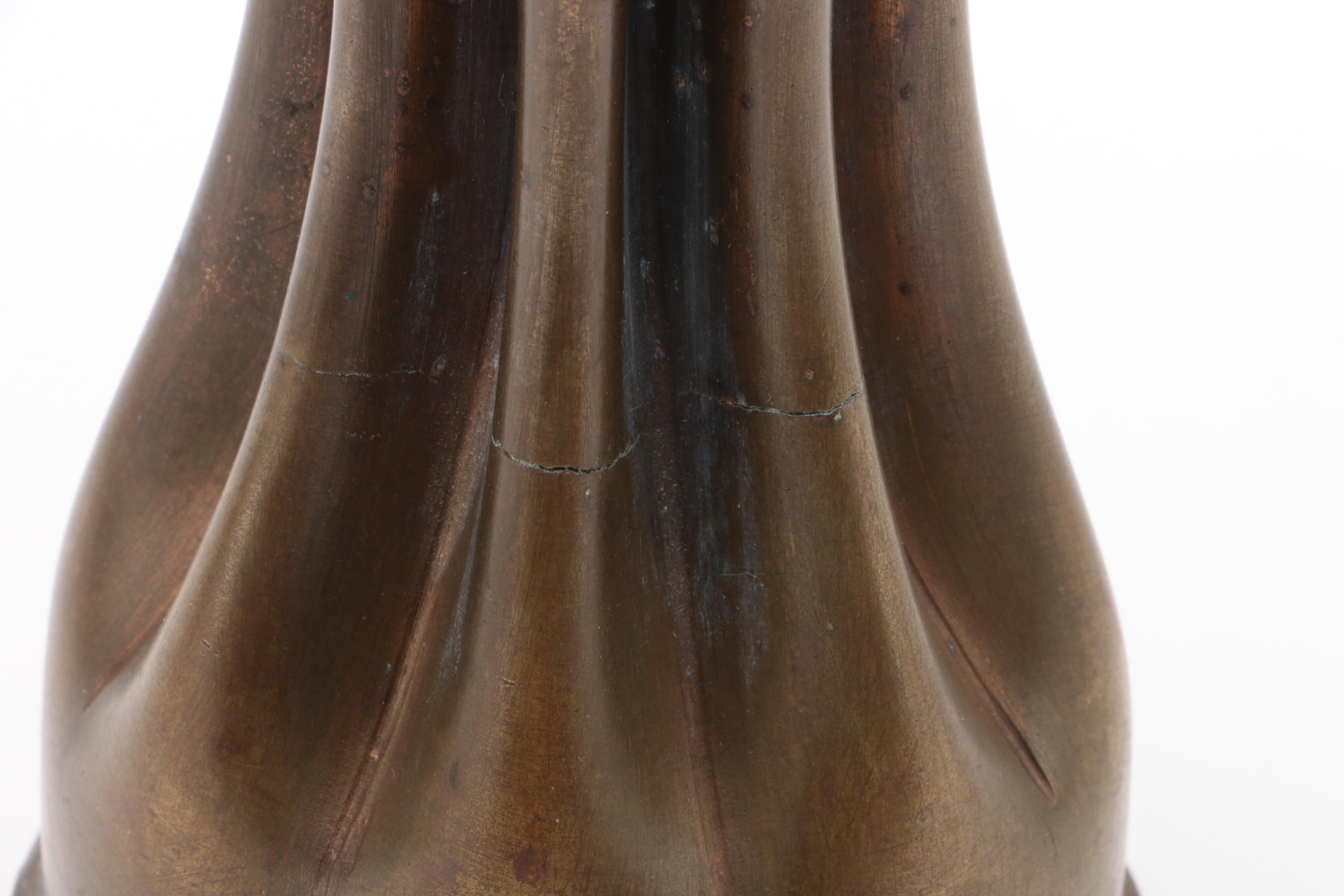 Trench Art Embossed WW1 Artillery Shell