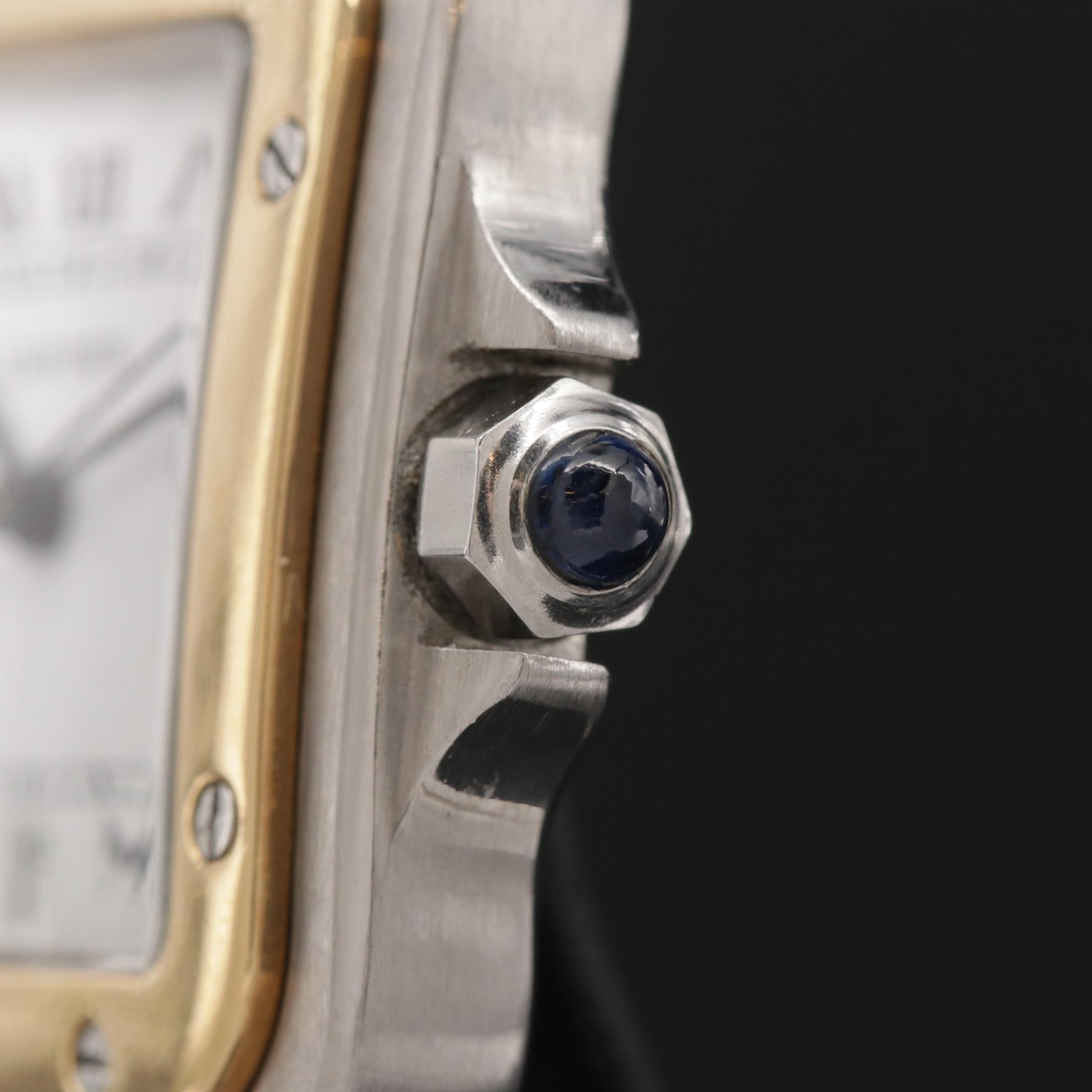 Cartier Santos 18K Gold and Stainless Steel Quartz Watch