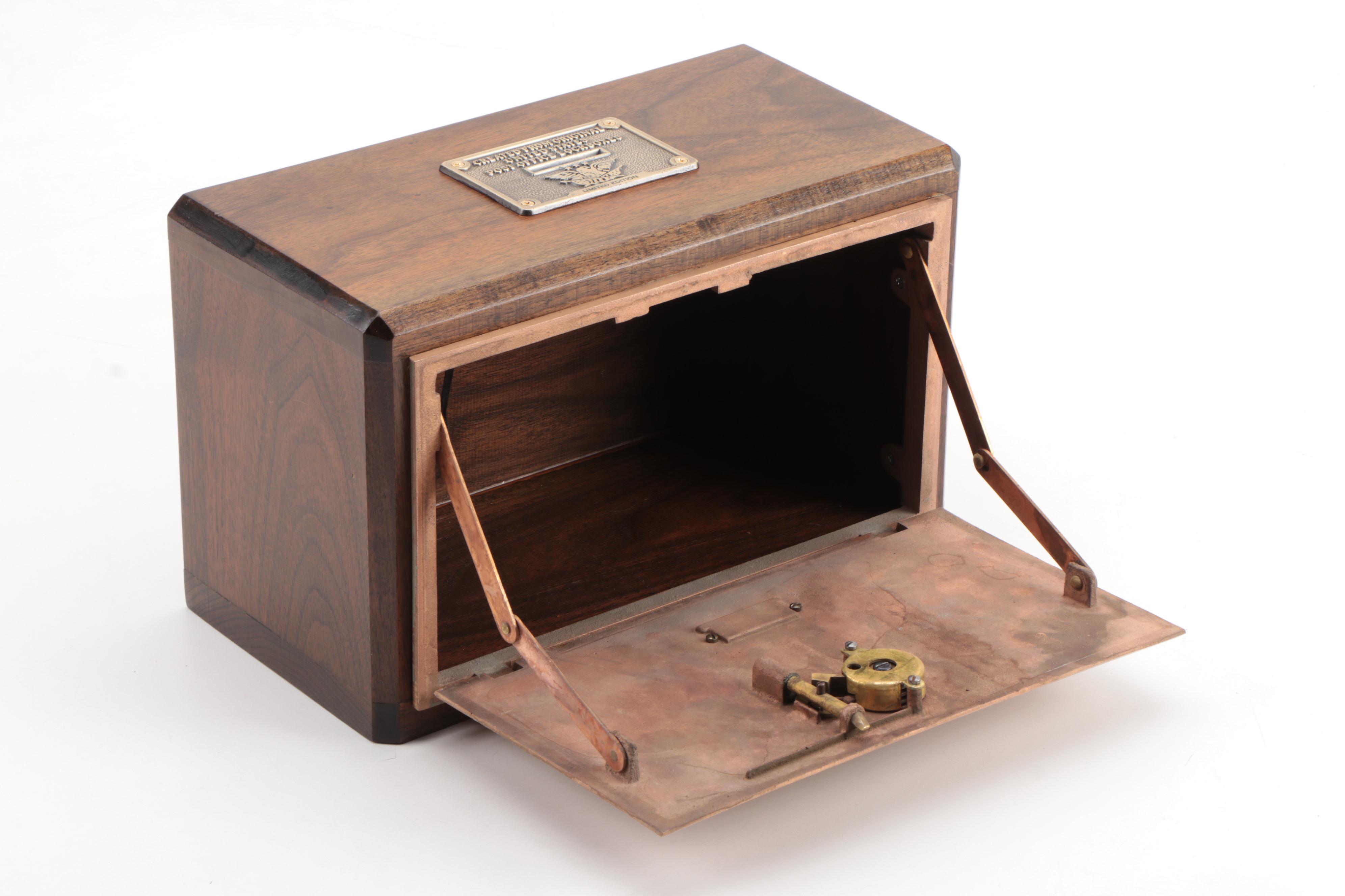 Limited Edition US Post Office Converted Lockbox Bank, Early 20th Century