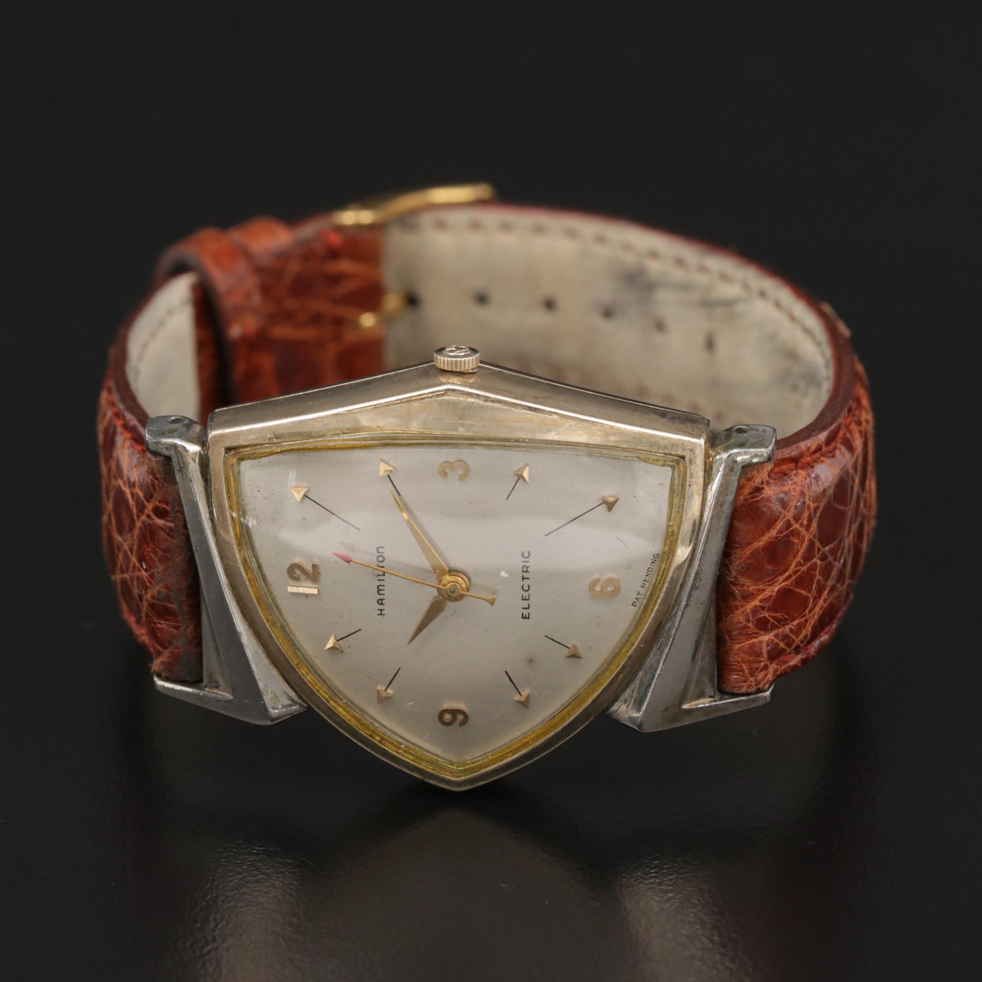 Hamilton Pacer 10K Gold Filled Electric Watch, Vintage