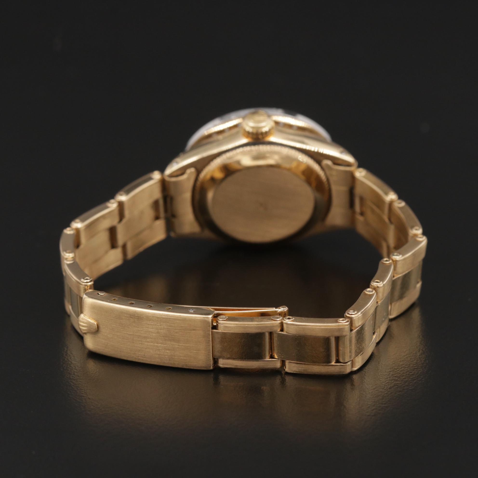 1970 Rolex Datejust 18K Gold and Stainless Steel with 1.20 CTW Diamonds Watch