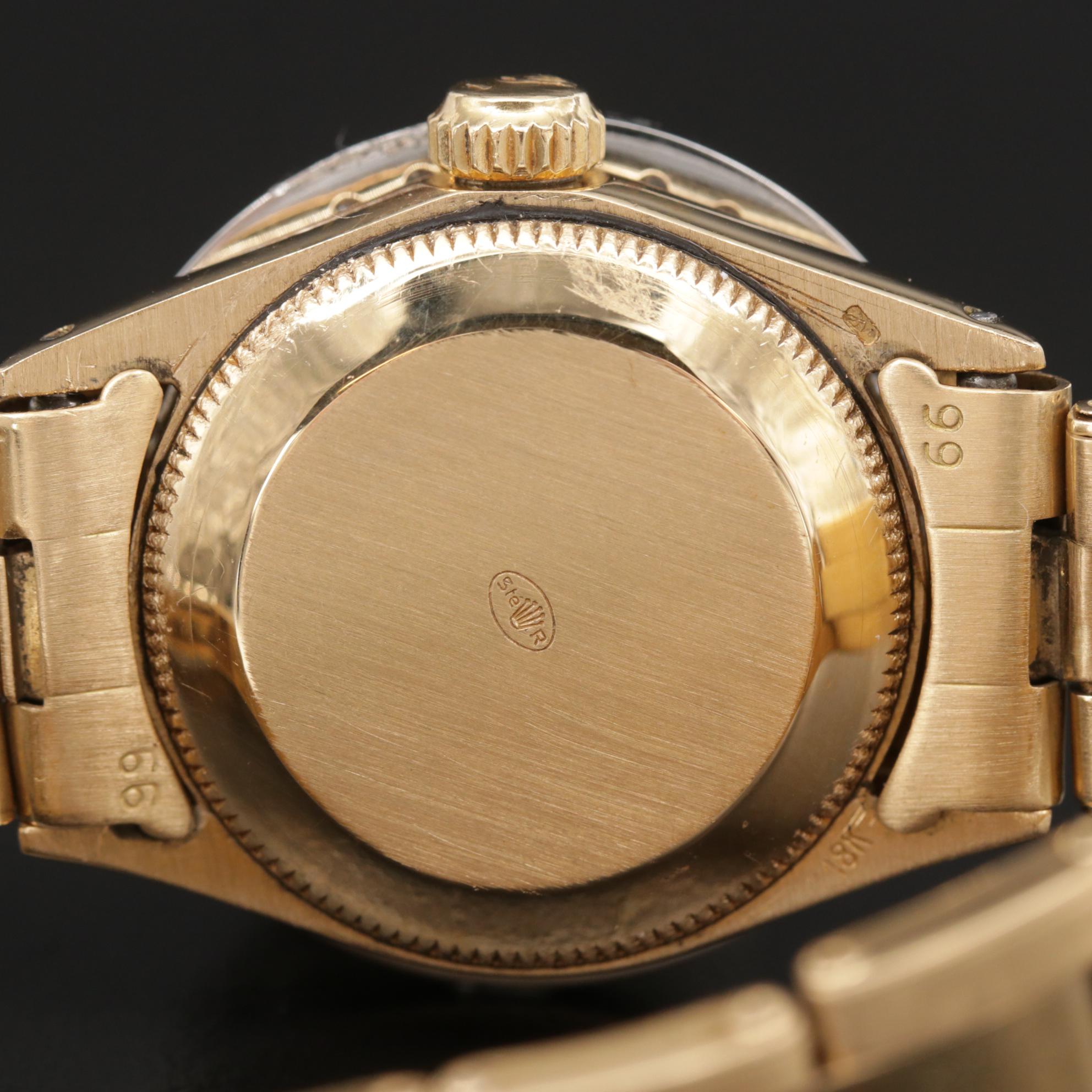 1970 Rolex Datejust 18K Gold and Stainless Steel with 1.20 CTW Diamonds Watch