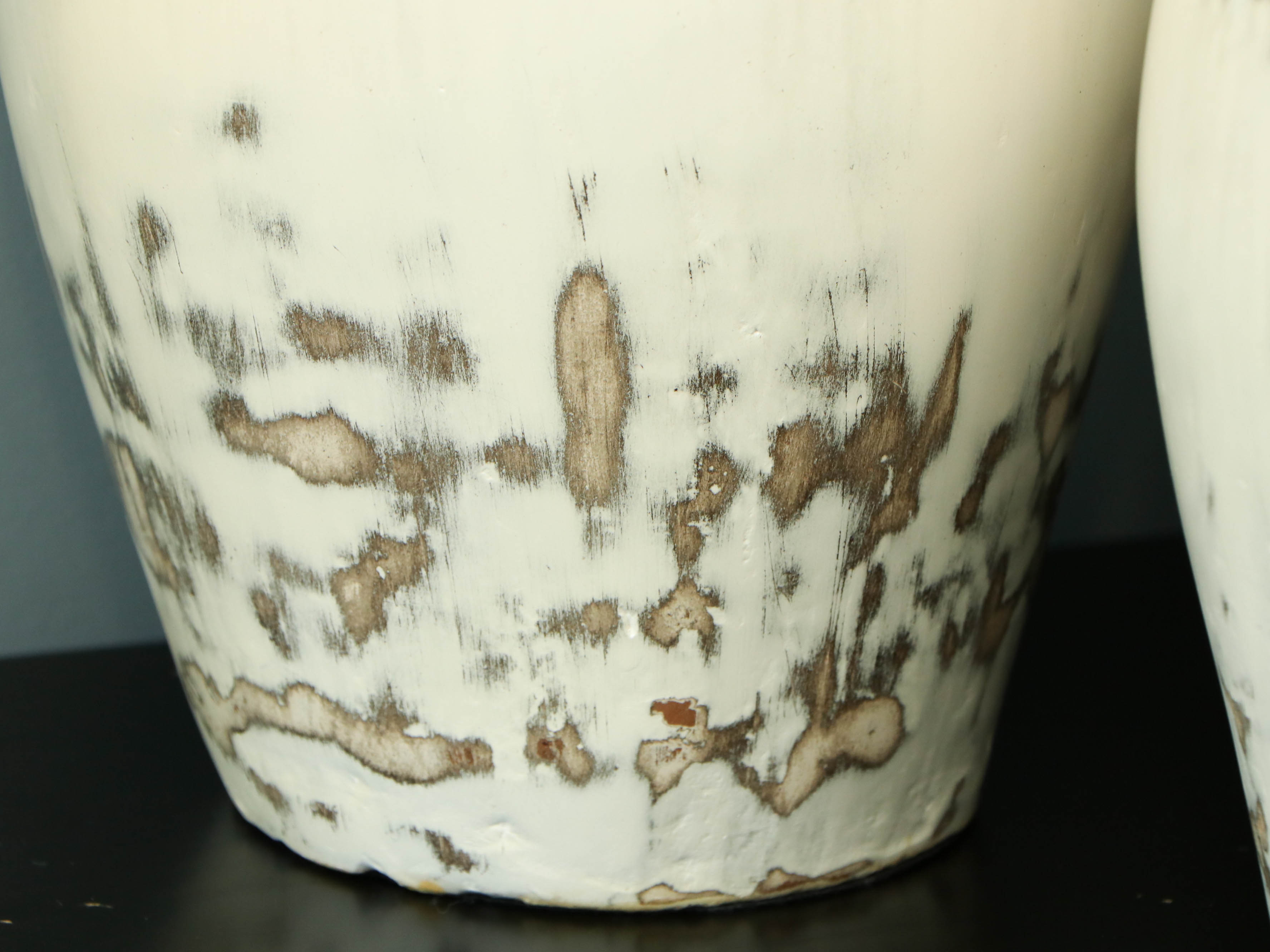 Modern Mexican Glazed Ceramic Vases