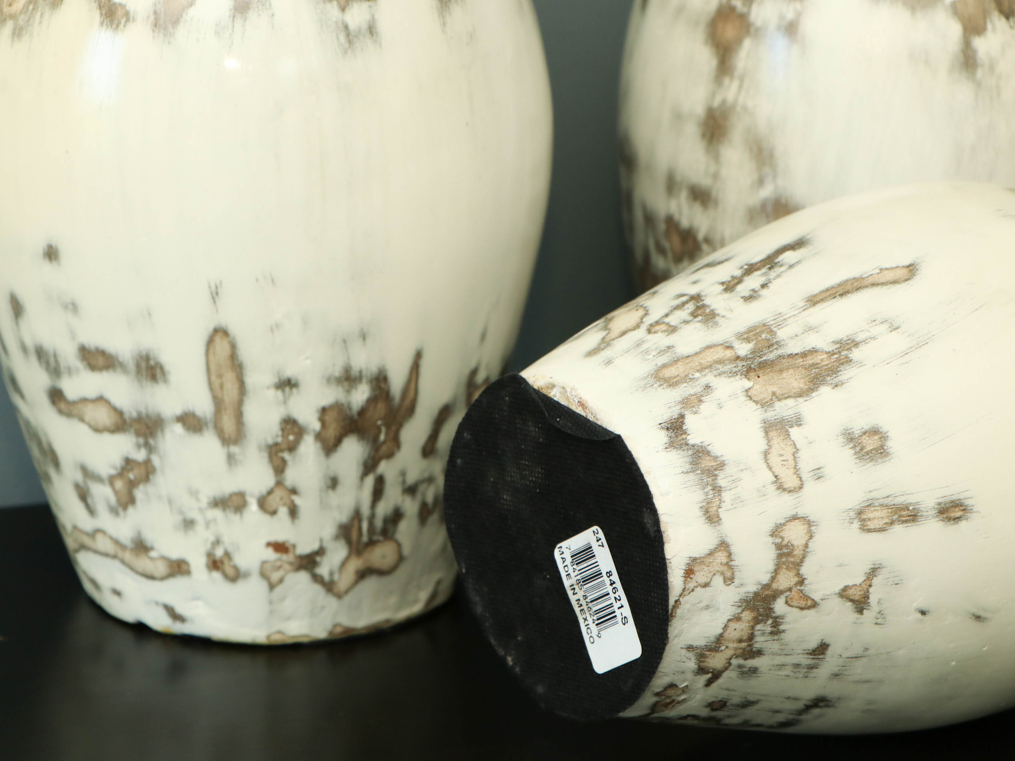 Modern Mexican Glazed Ceramic Vases