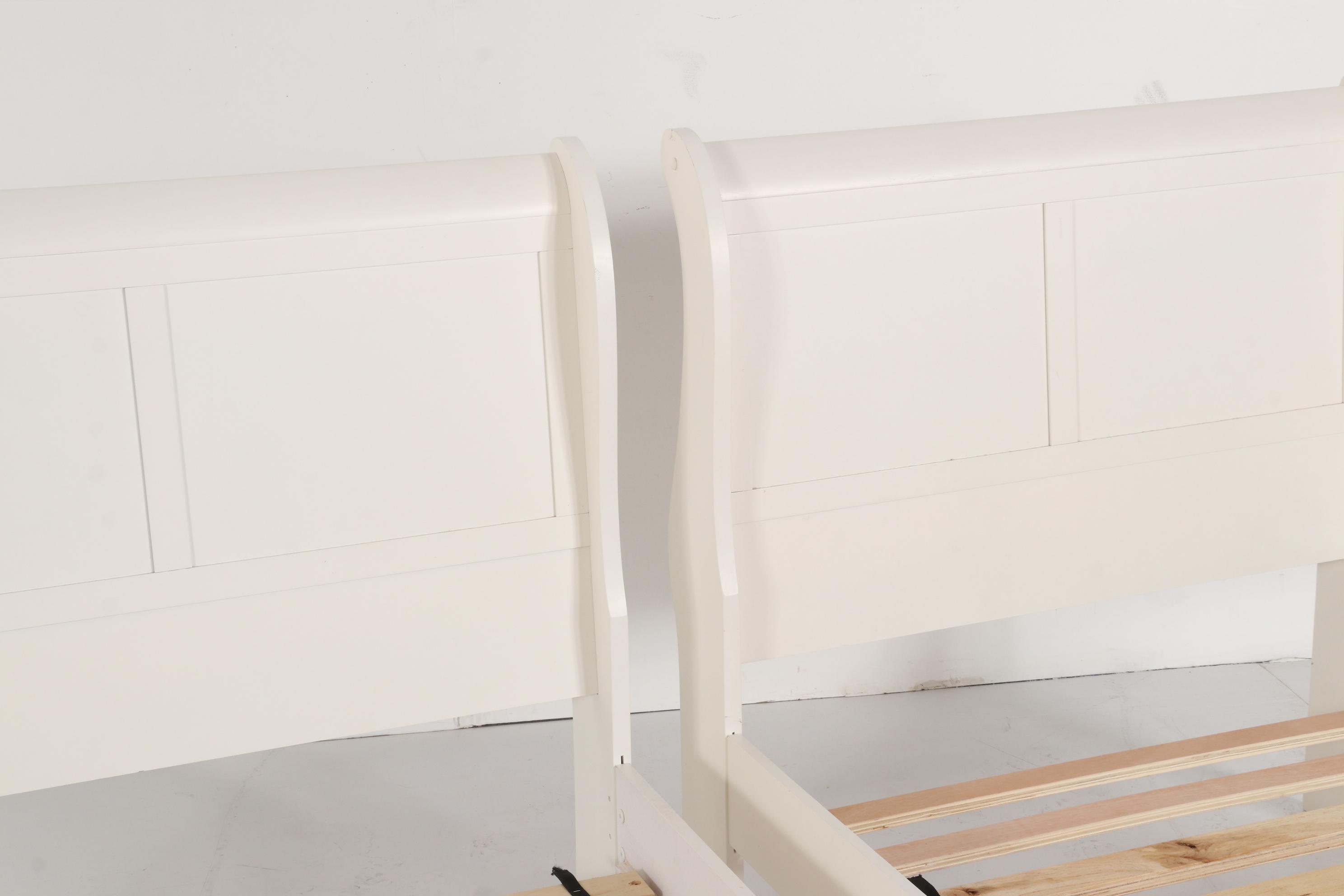 Signature Design for Ashley Furniture White-Painted Twin Sized Bed Frames