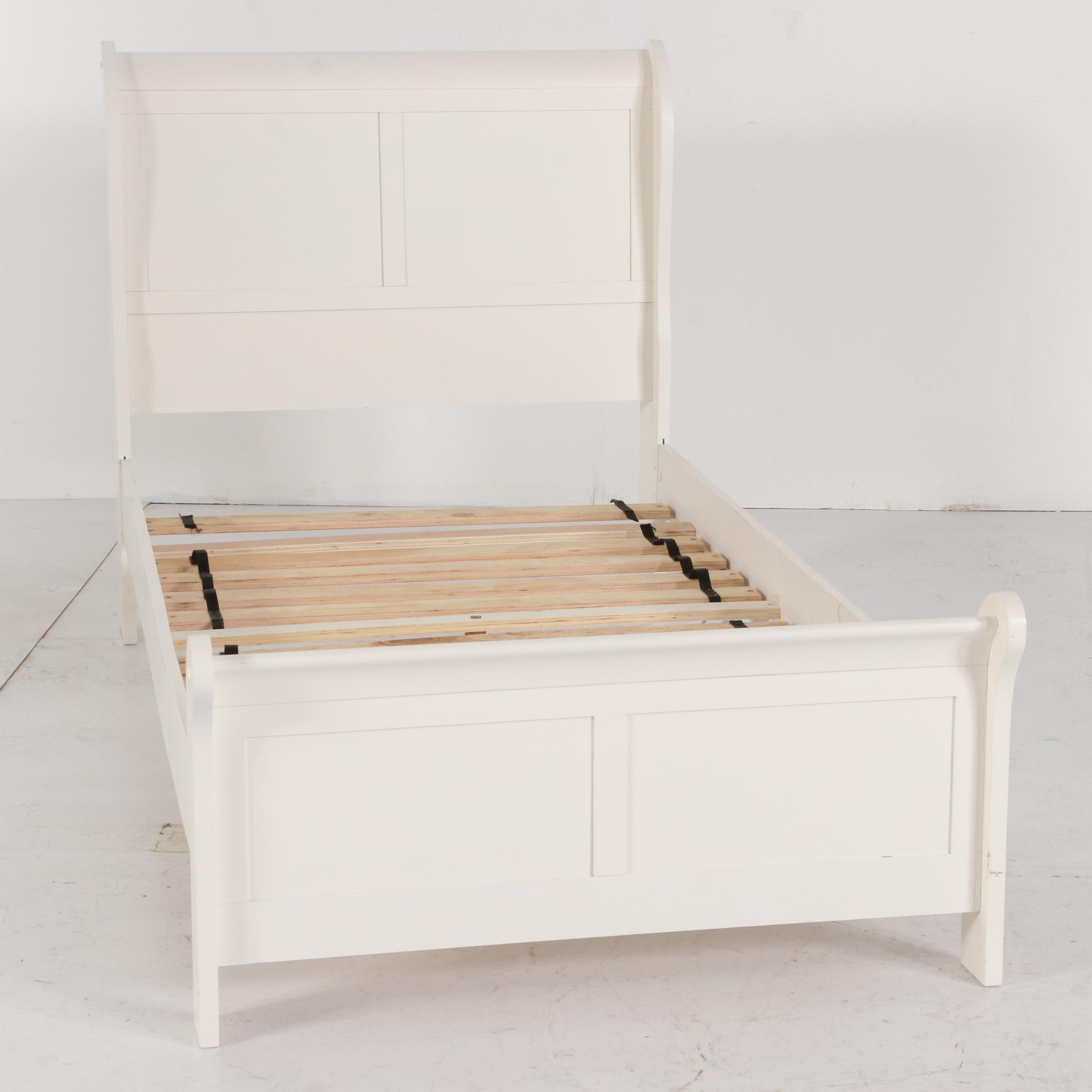 Signature Design for Ashley Furniture White-Painted Twin Sized Bed Frames