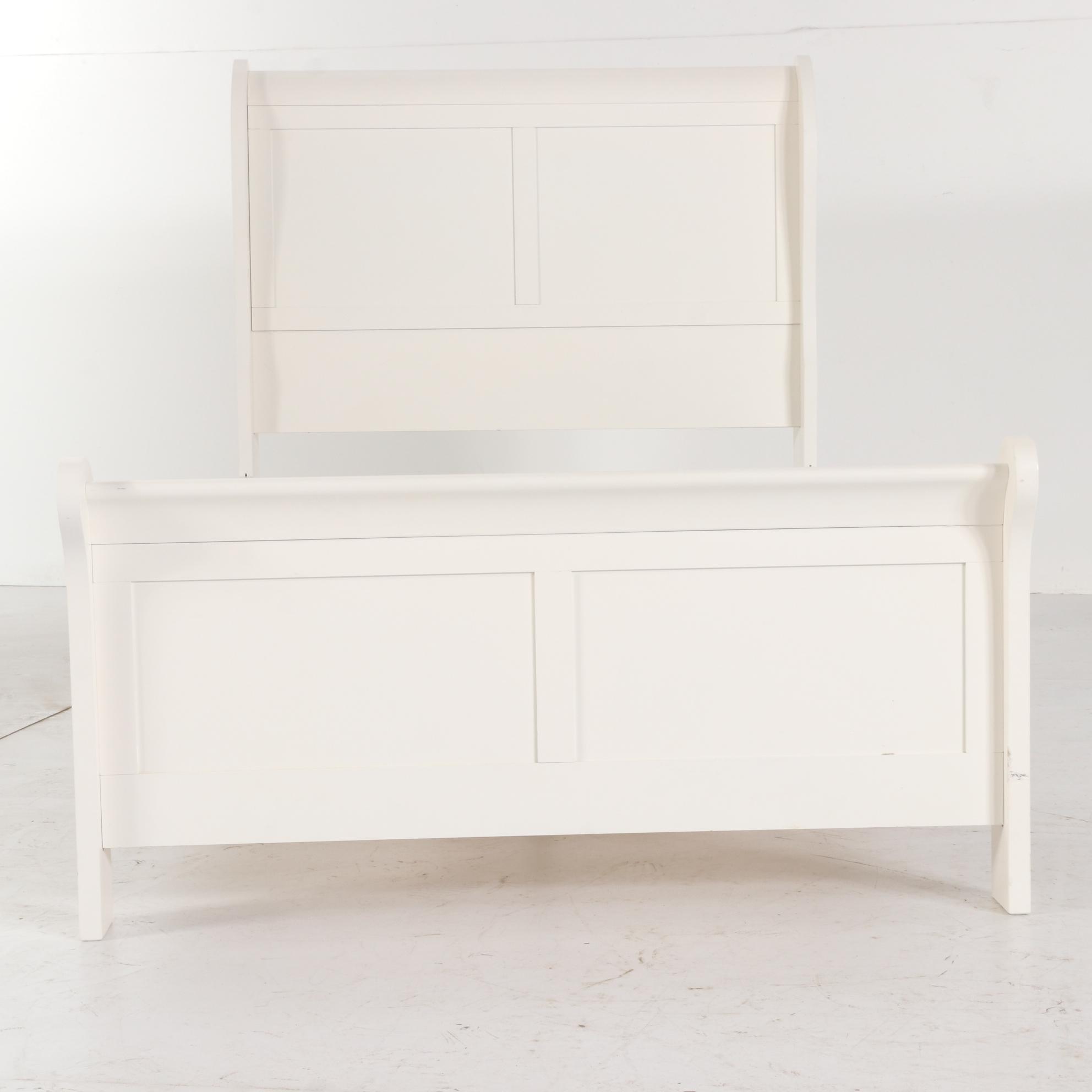 Signature Design for Ashley Furniture White-Painted Twin Sized Bed Frames
