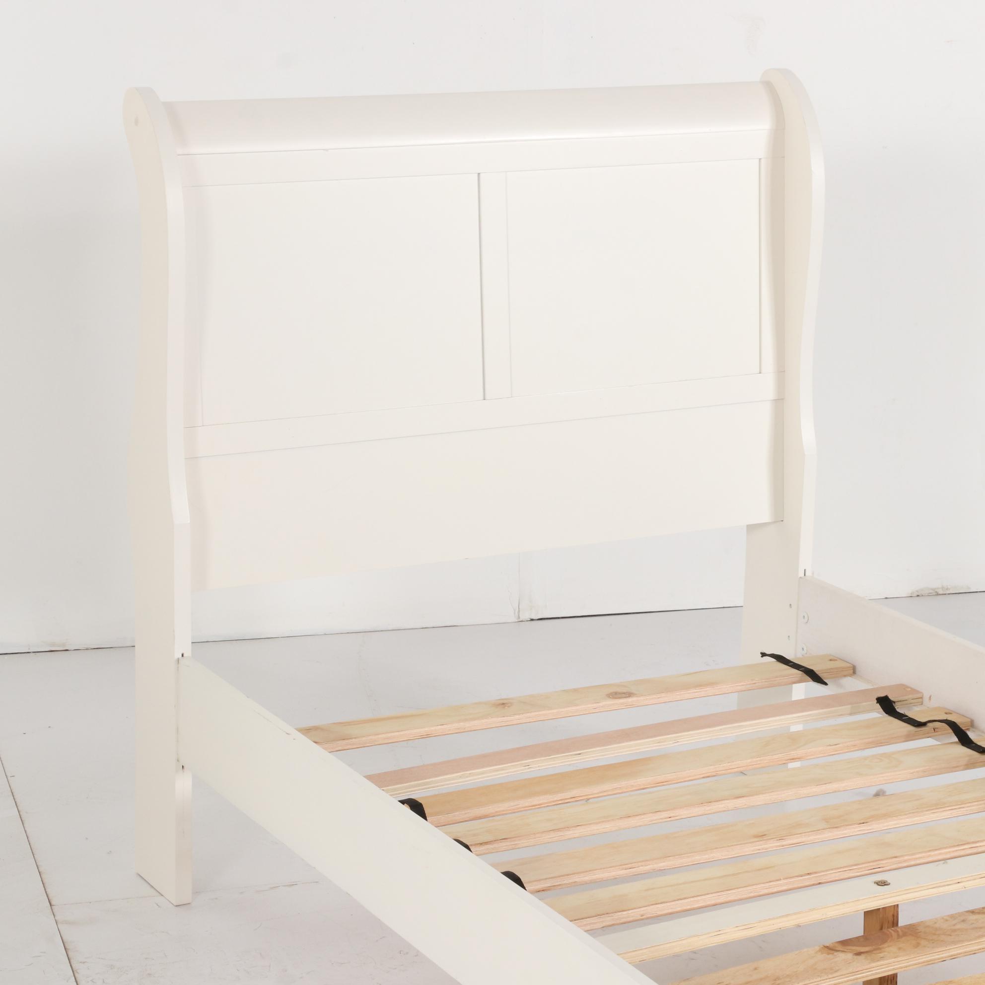 Signature Design for Ashley Furniture White-Painted Twin Sized Bed Frames