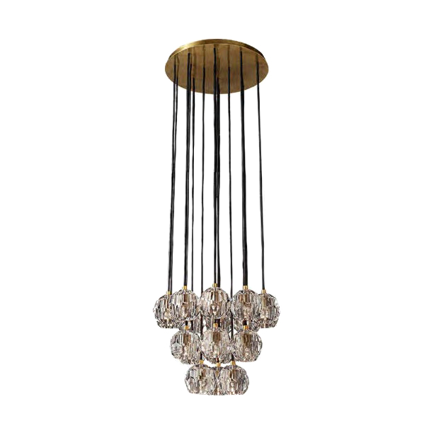 Restoration Hardware "Boule de Cristal" Cluster Chandelier by Jonathan Browning