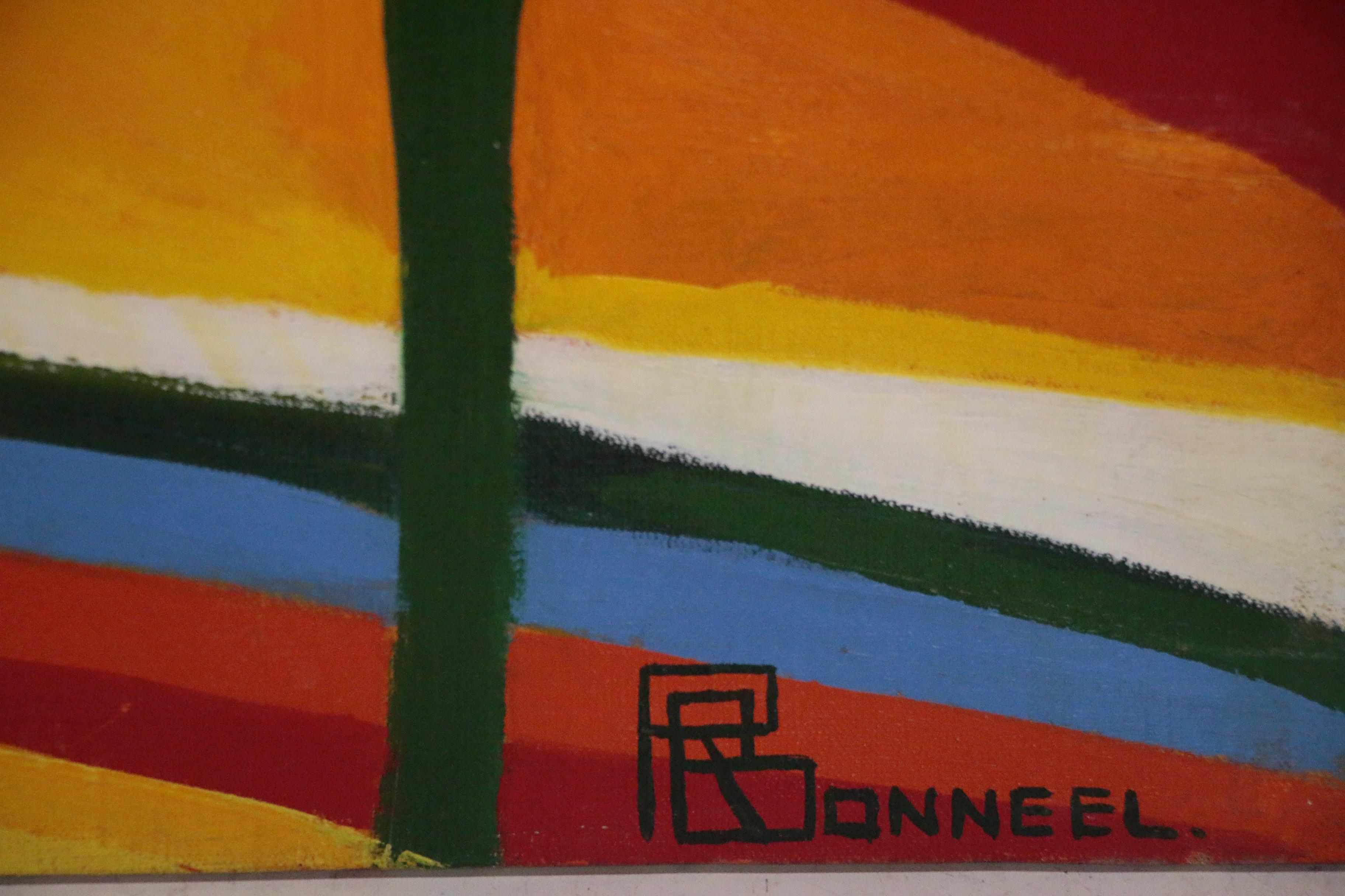 Raymond Bonneel Oil Painting "De Gouden Morgenstond", 1966