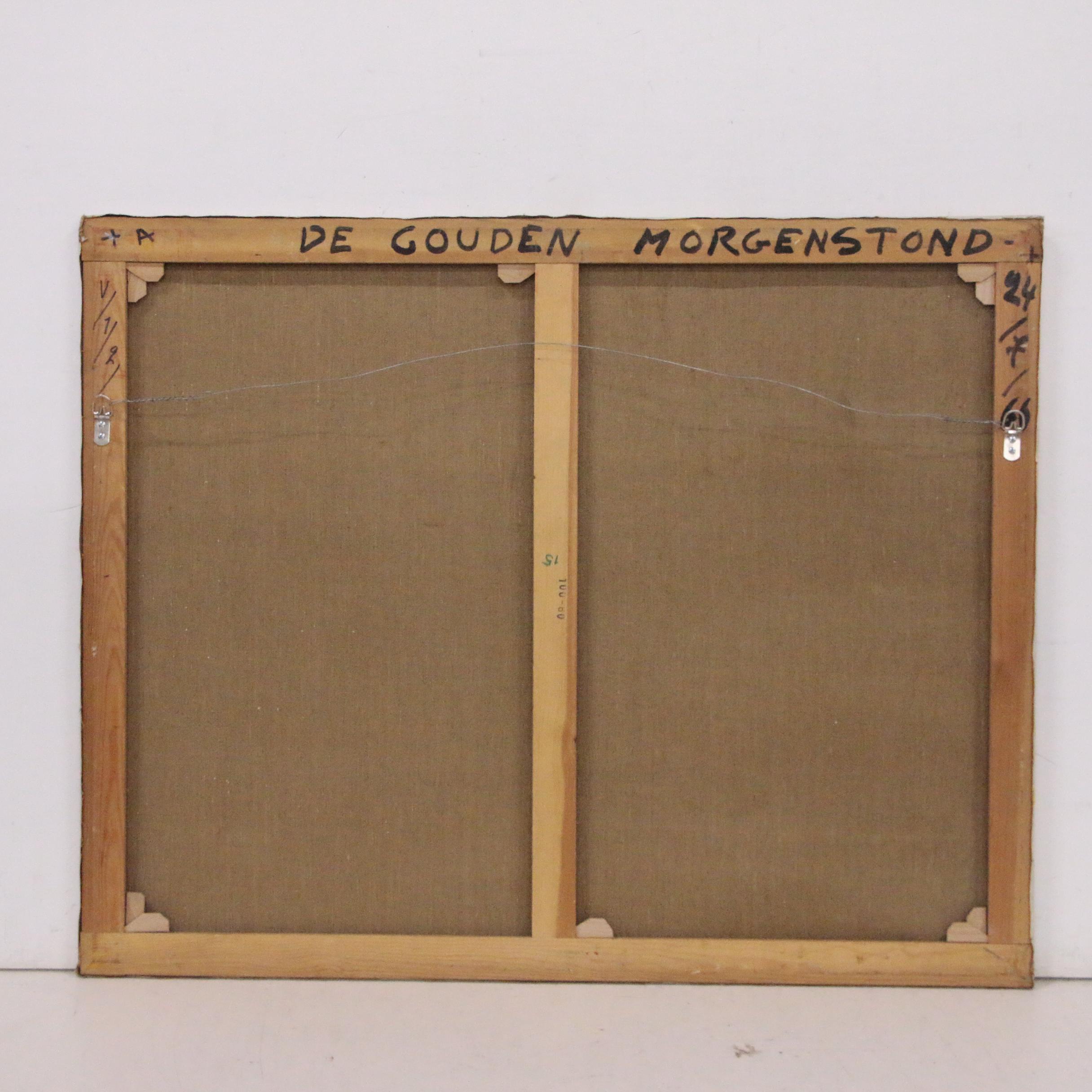 Raymond Bonneel Oil Painting "De Gouden Morgenstond", 1966