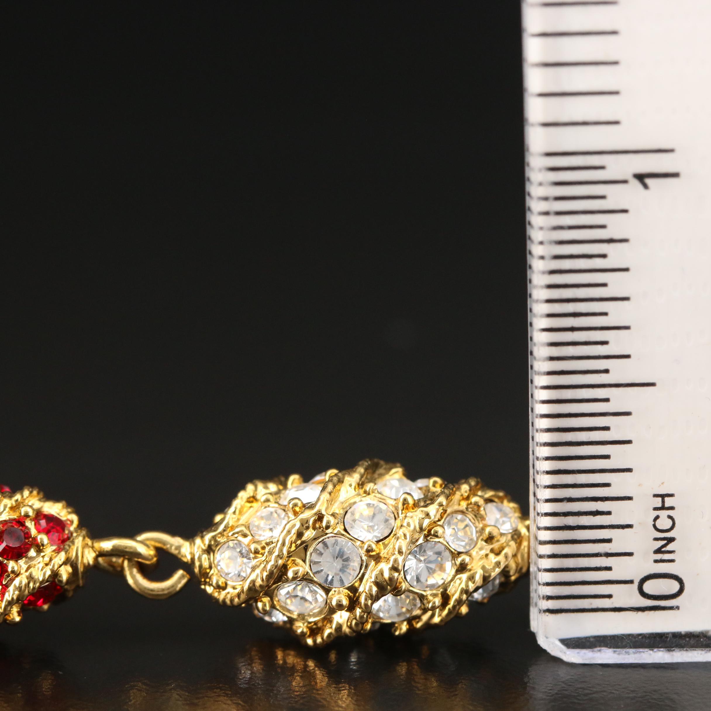 Camrose and Kross Jackie Kennedy Glass "Royal Egg Bracelet"