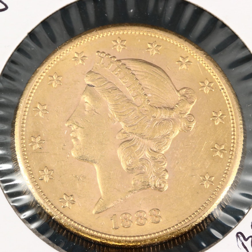 1888-S Liberty Head Gold Double Eagle